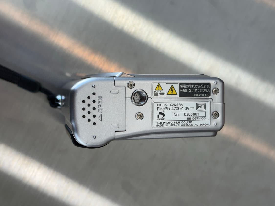 스미카케이블O)후지필름 파인픽스 4700z 실버 빈티지디카 상품이미지7