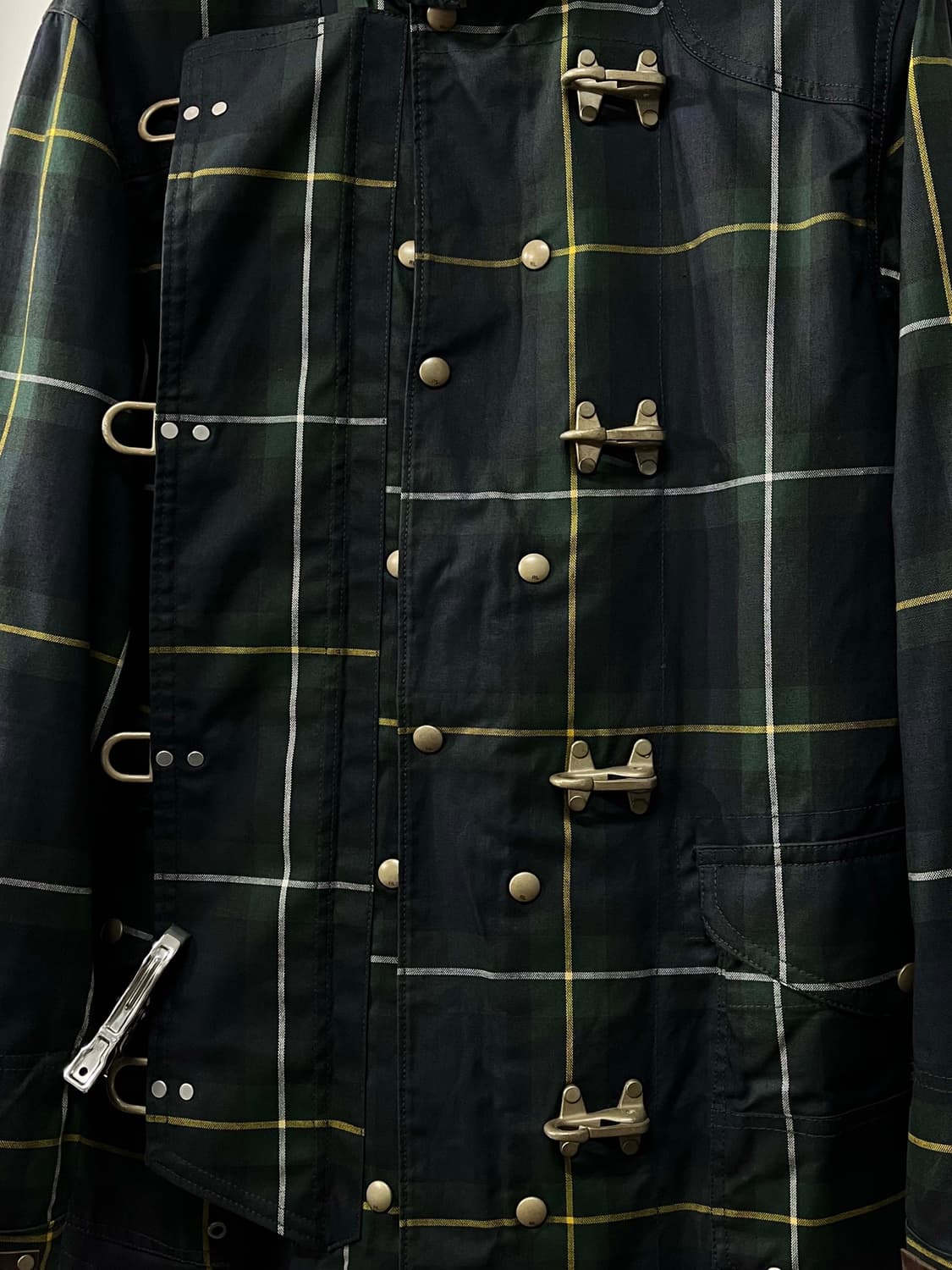 폴로 랄프로렌 왁스드 블랙와치 파이어맨 카코트 자켓 상품이미지9