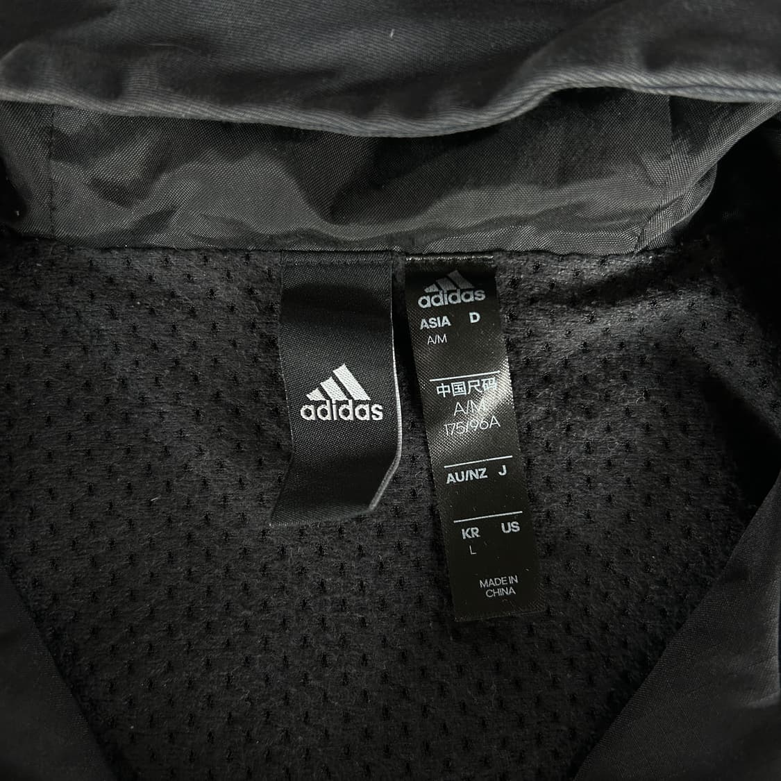 아디다스 블랙 후드 자켓 L 상품이미지2