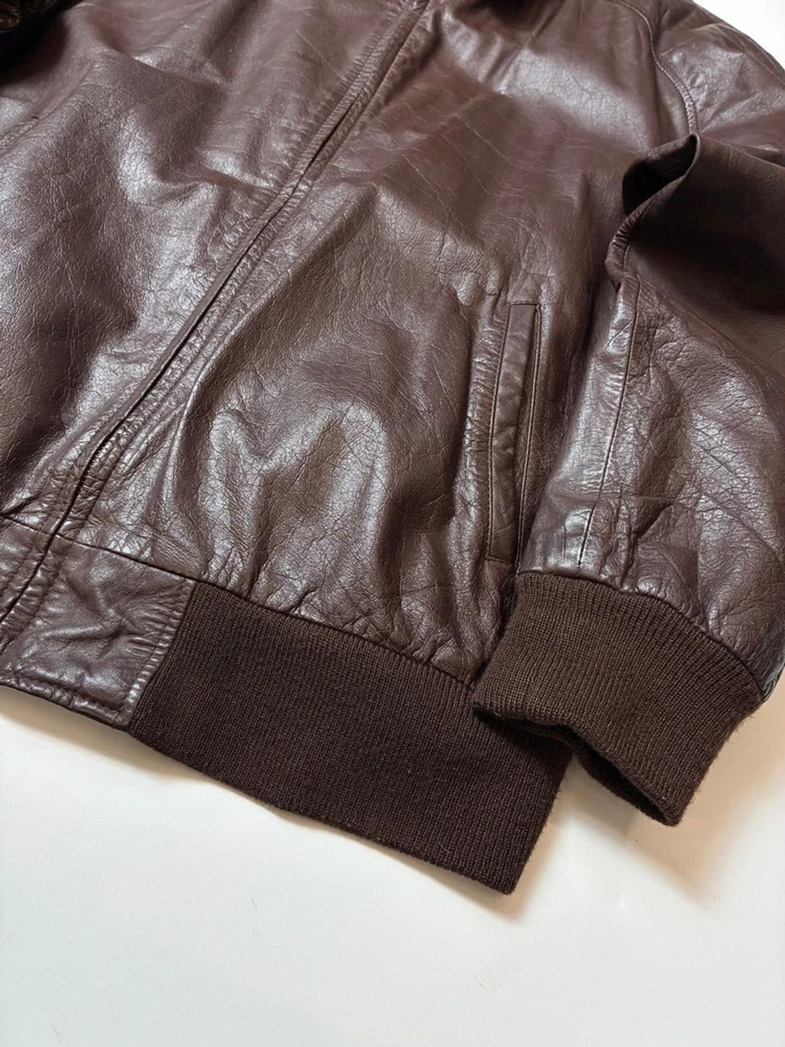 LUAU 00's 양가죽 플라이트 블루종 자켓 PN8922 상품이미지3