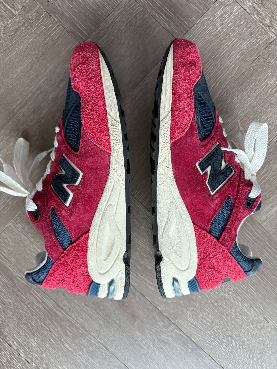 뉴발란스 990v2 크리센티넘 네이비 사이즈280 M990AD2 상품이미지3