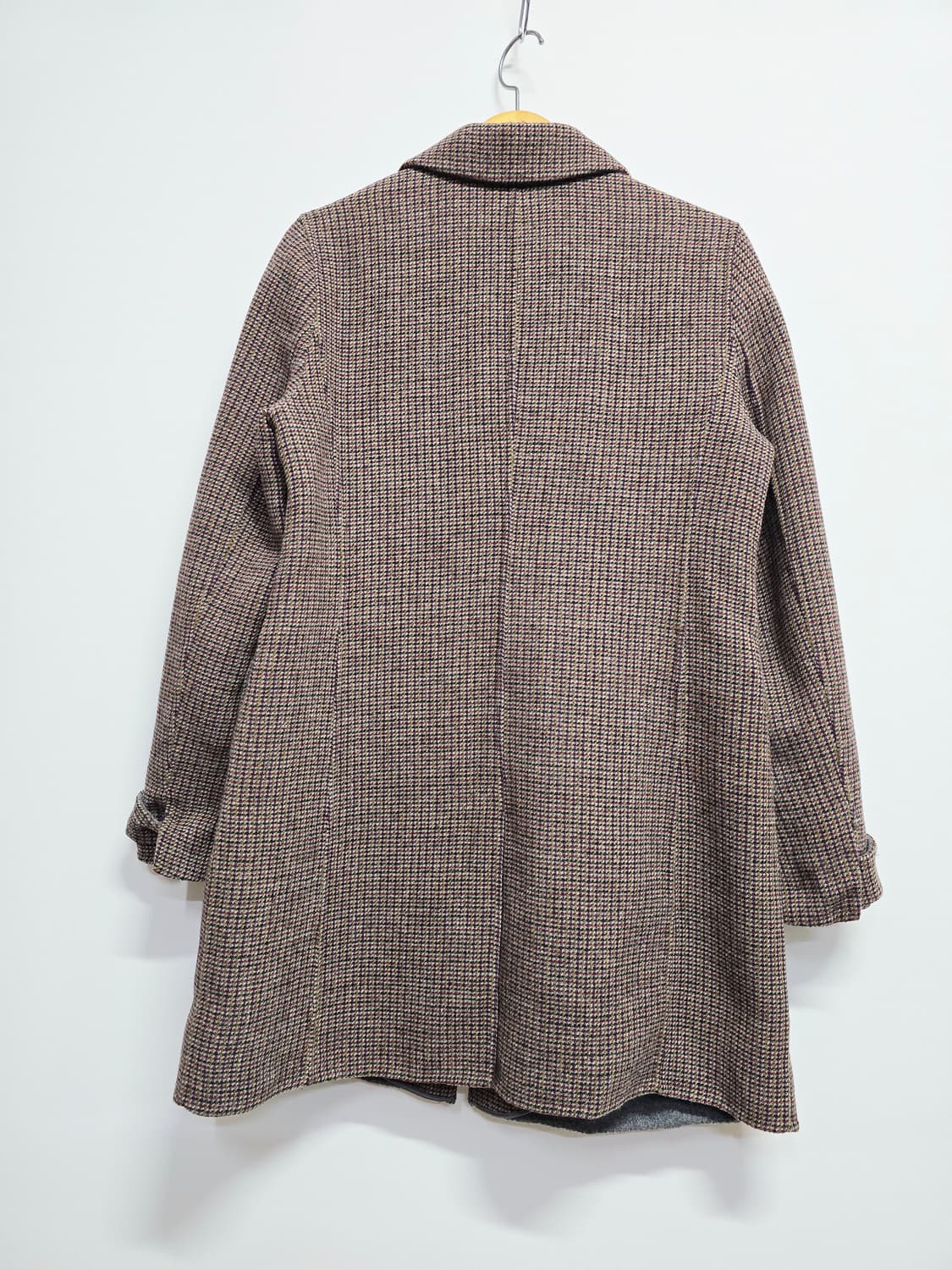 SI  체크 하프 코트 상품이미지5