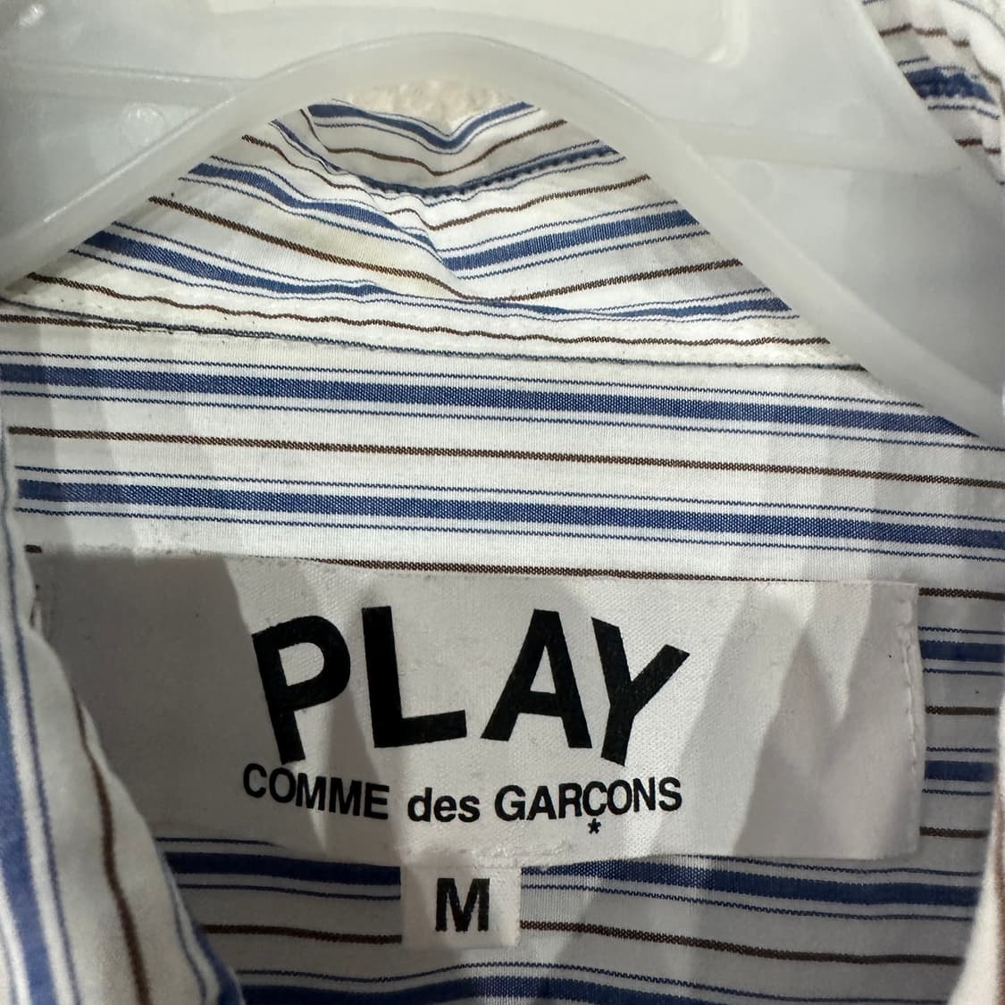 꼼데가르송 스트라이프 셔츠 M 상품이미지2