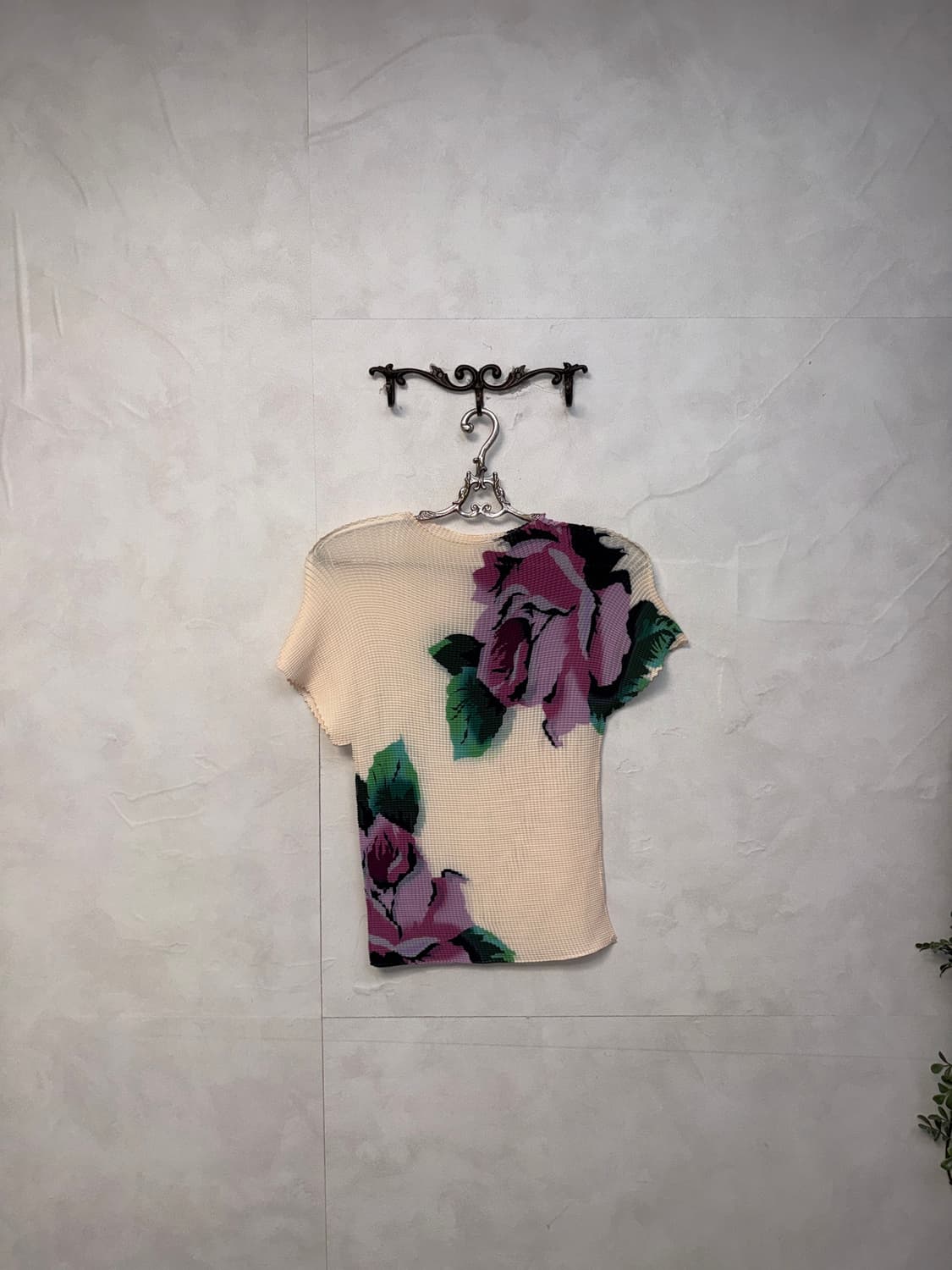 Ivory rose stretch pleats half t 상품이미지2