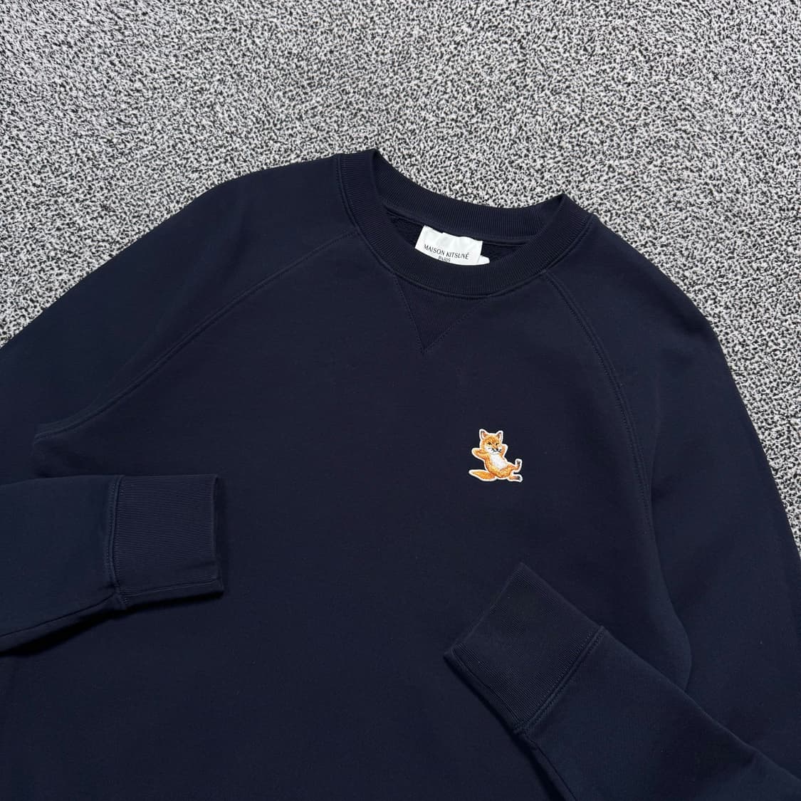 Name : 메종 키츠네 칠랙스 폭스 클래식 네이비 맨투맨  :) 상품이미지2