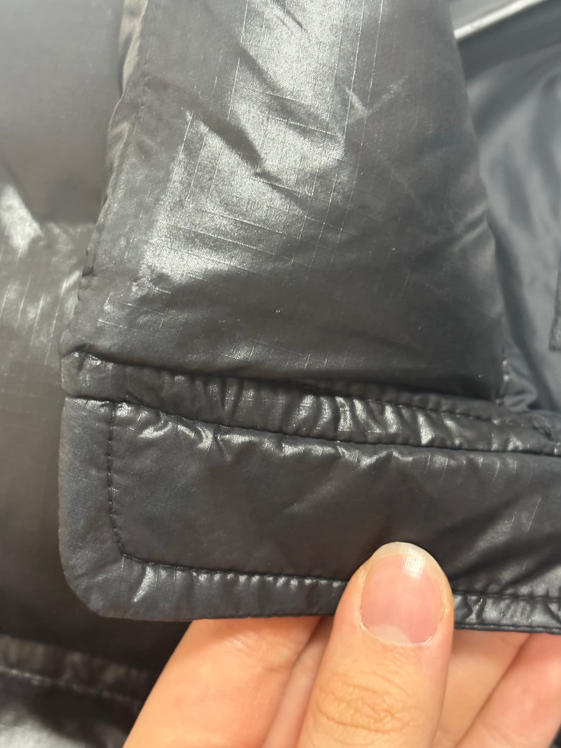 눕시 숏 자켓 블랙 상품이미지3