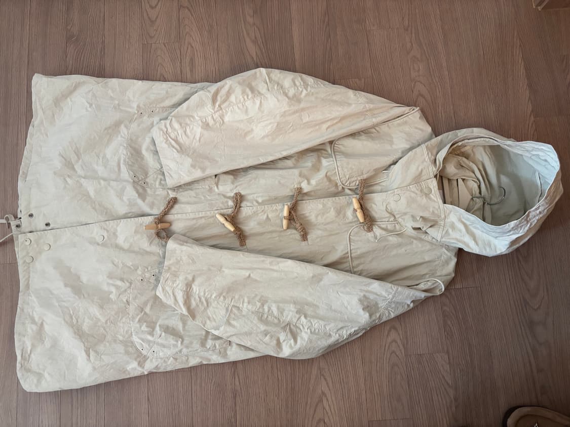 파르티멘토 도톰바스락 후드 더플 피쉬테일 야상코트 남성mL 상품이미지1