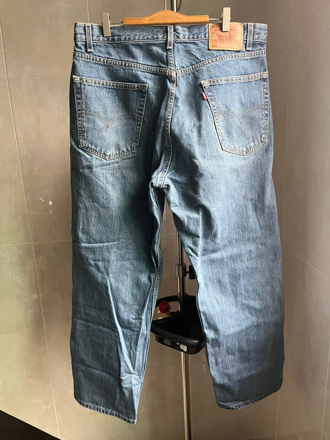 Vintage Levis 569 red font (36x30) 상품이미지3