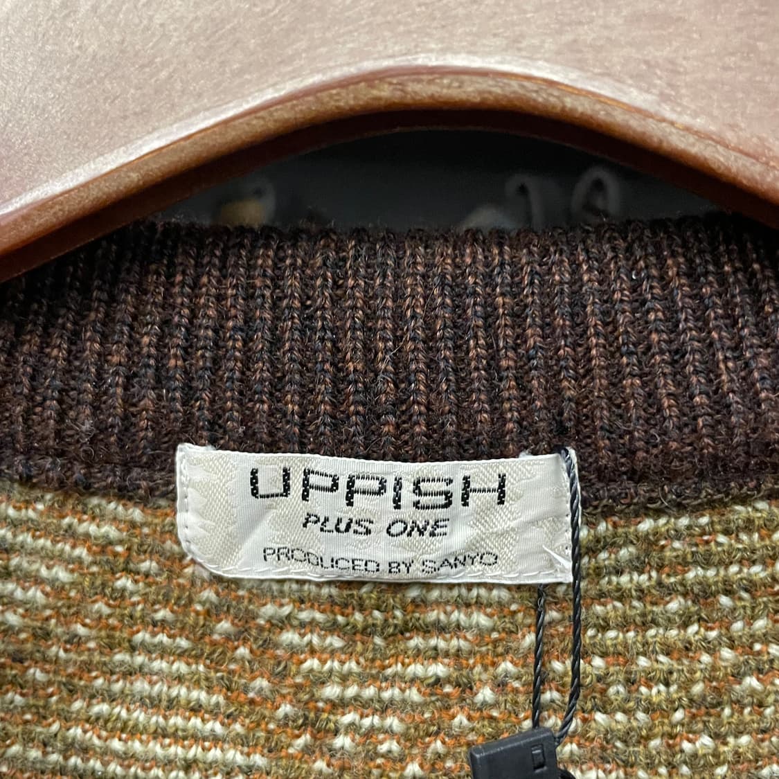 90s JPN 빈티지 SANYO 노르딕 패턴 울 니트 스웨터 상품이미지6