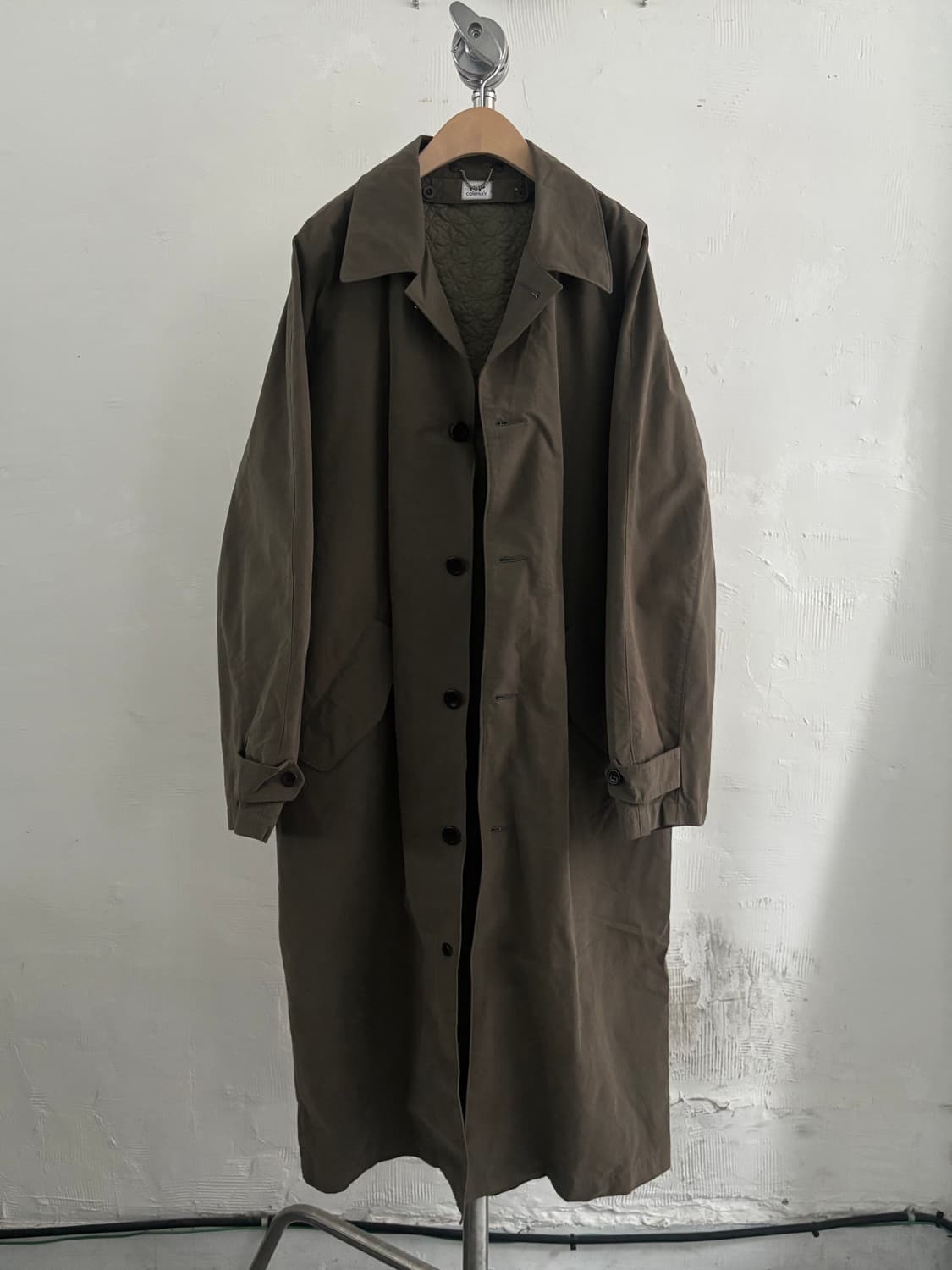 CP Company 씨피컴퍼니 90‘s 나일론 카키 롱 코트 상품이미지10