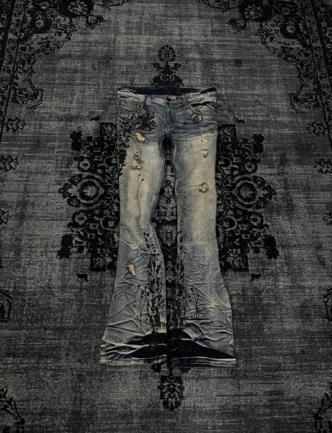 agate 00s coating flared pants 상품이미지2