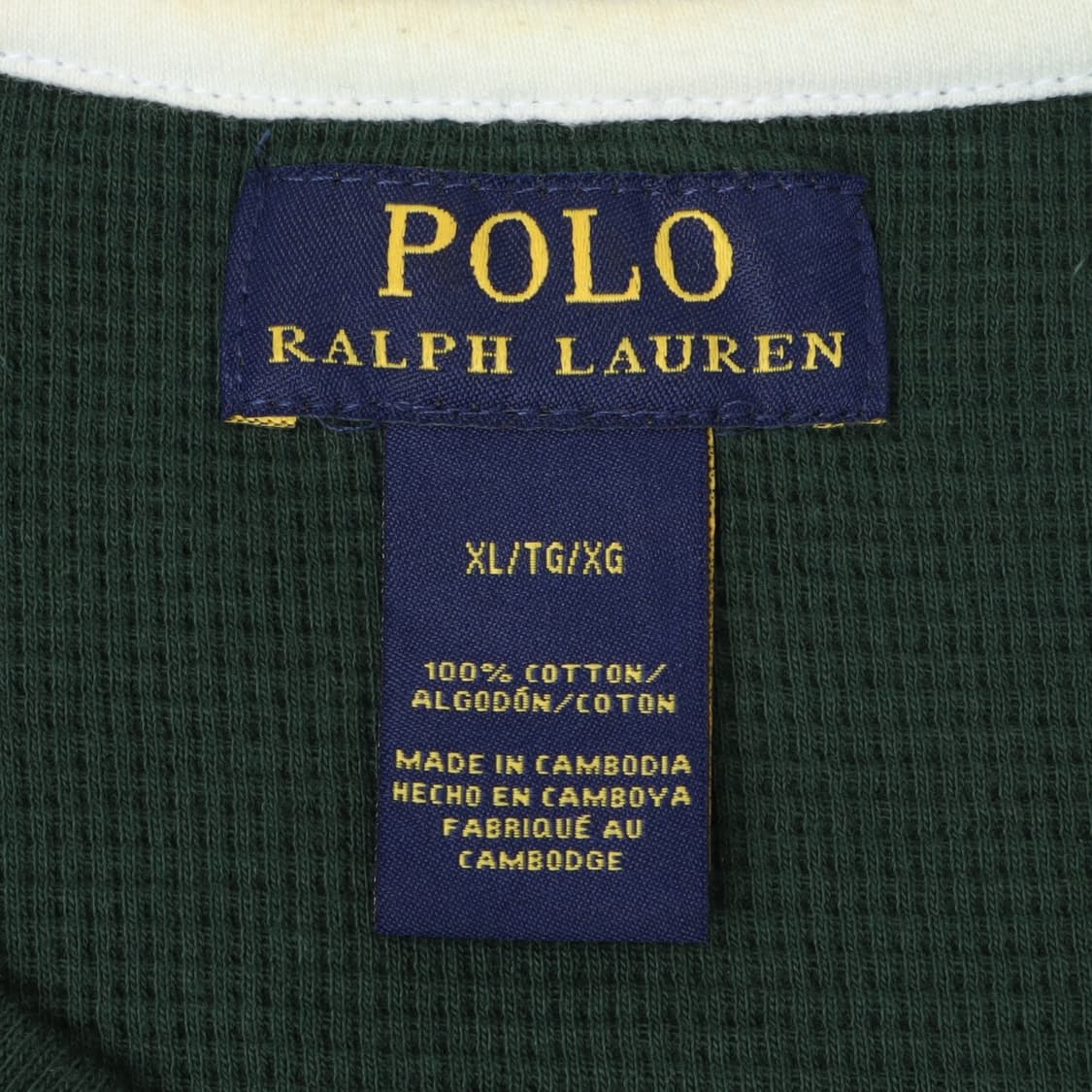 폴로 랄프로렌 그린 와플 하프 티셔츠 상품이미지8