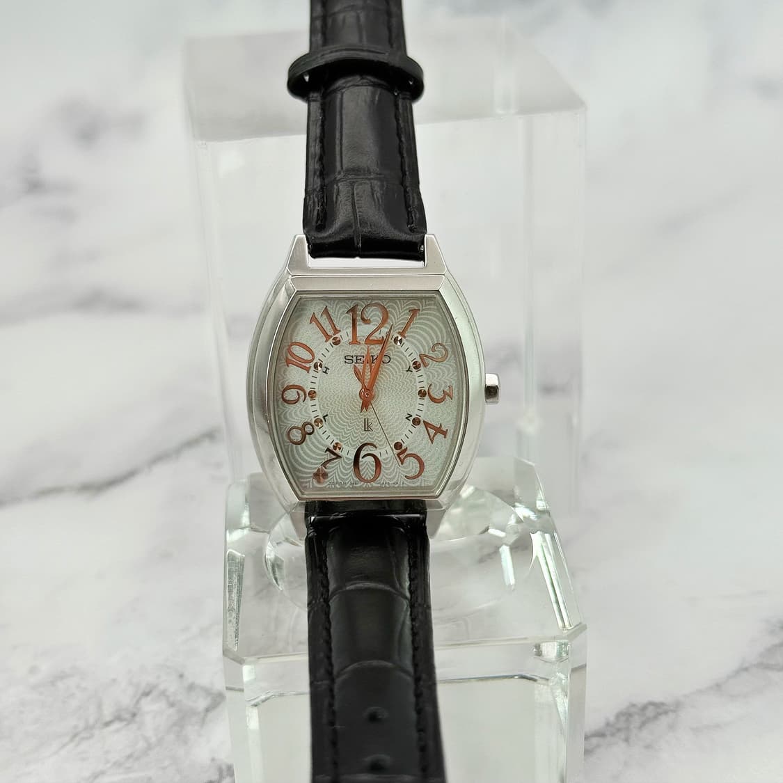 80s90s 빈티지 세이코 루키아 기요쉐 패턴 썬레이 워치 상품이미지1