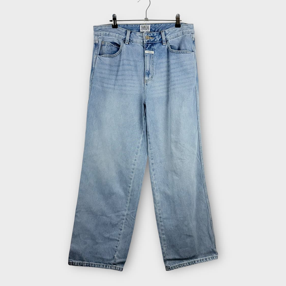 (32) 마리떼프랑소와저버 연청 세미와이드 데님 팬츠  상품이미지1