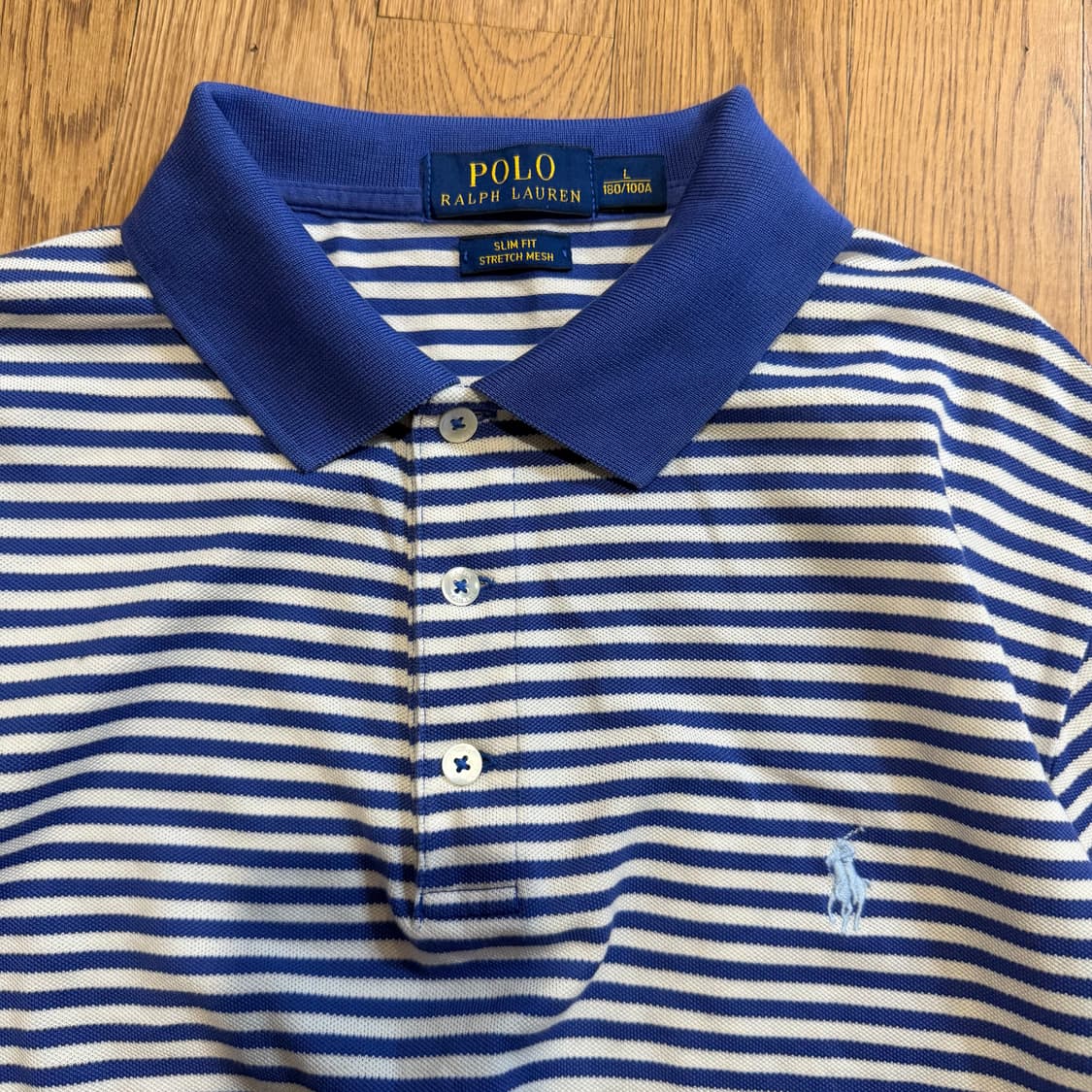 폴로 랄프로렌 슬림 핏 스트레치 메시 폴로 셔츠 상품이미지2