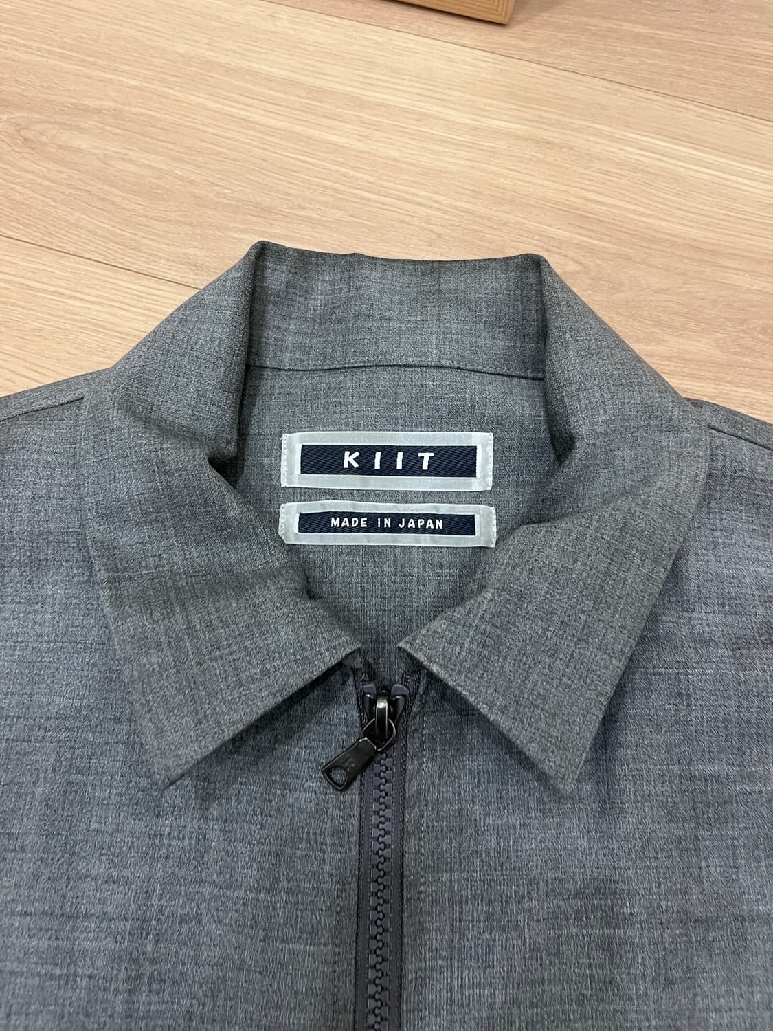 KIIT 2-way zip up wool shirts jacket 상품이미지4