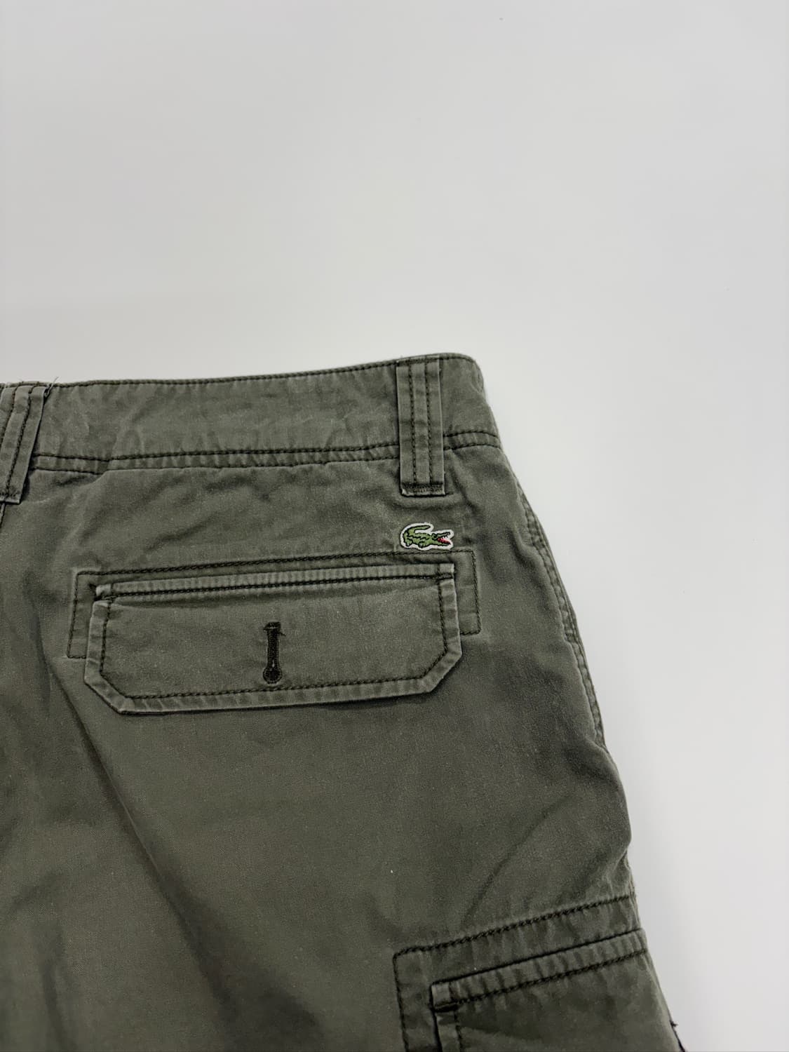 Lacoste 라코스테 빈티지 카키 카고 반바지 상품이미지4
