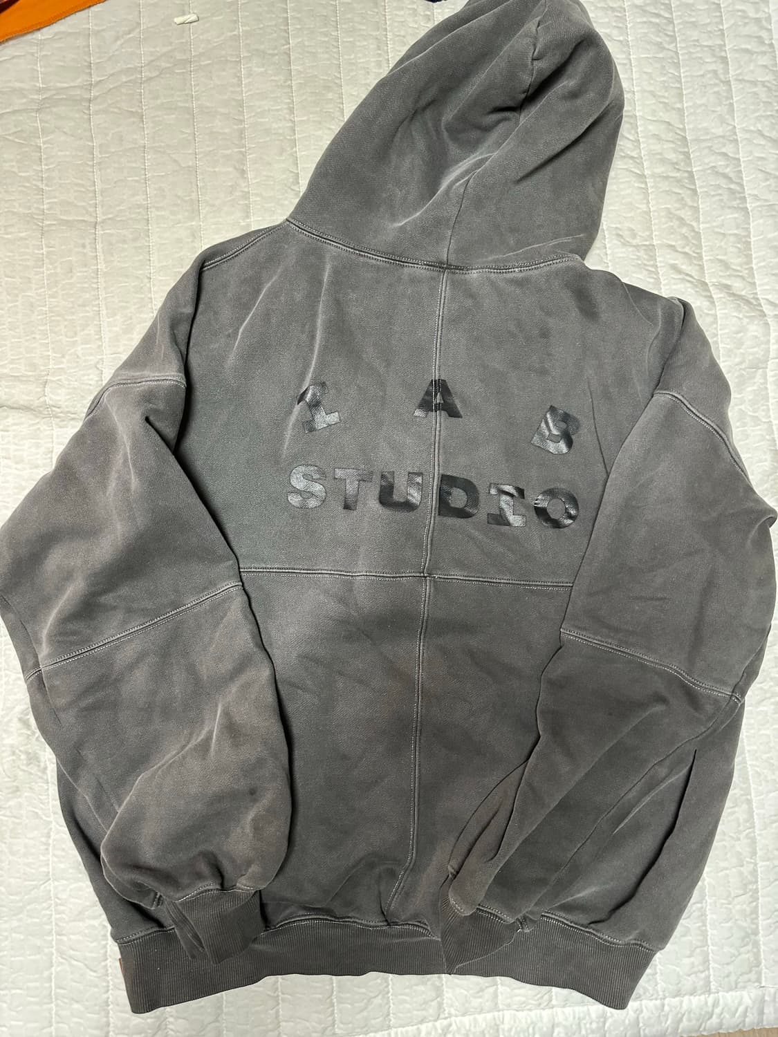 급처!!!! 아이앱 스튜디오 피그먼트 후드 블랙 XL 상품이미지2