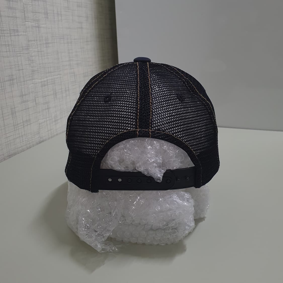 Von Dutch 본더치 스티치 빅로고 메쉬 볼캡 블랙 희귀 Y2K 상품이미지4