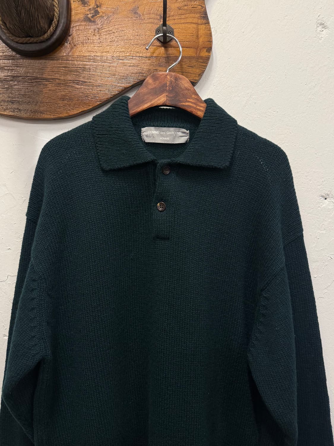 L) COMME des GARCONS HOMME Wool Knit Pol 상품이미지1