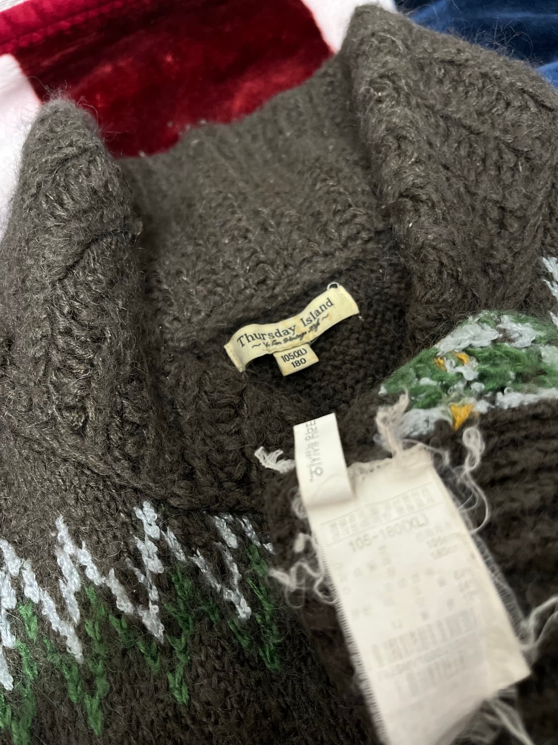 썰스데이아일랜드 Thursday Island 니트 조끼 105 상품이미지2