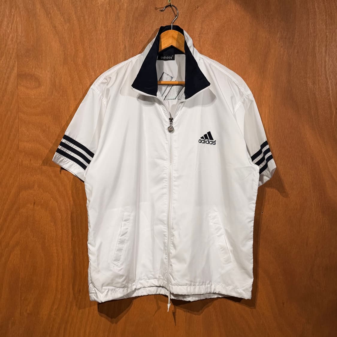 아디다스 80s 올드스쿨 반팔 바람막이 L 상품이미지1