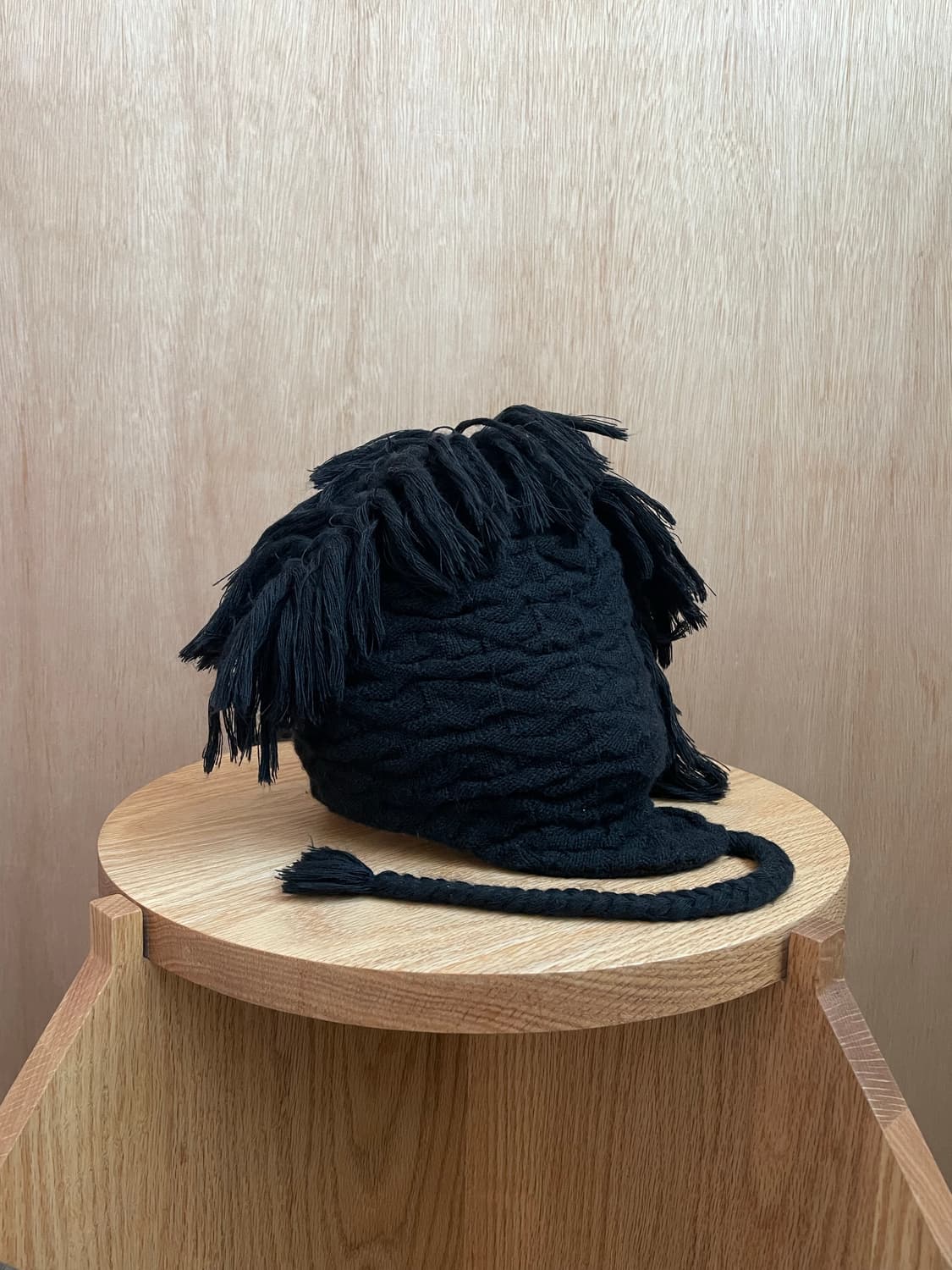 ca4la 프린지 이어플랩 비니 상품이미지2