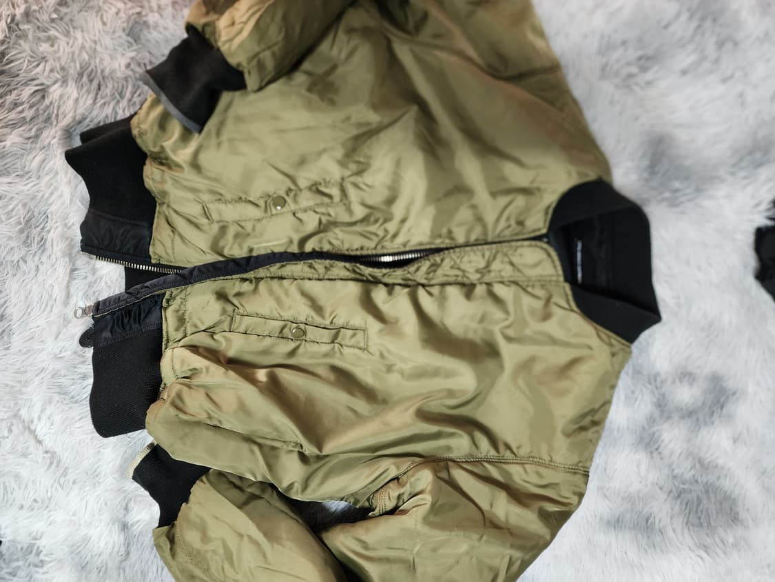 알파인더스트리 MA-1 블랙 항공점퍼 라이플 콜라보 리버시블 상품이미지3