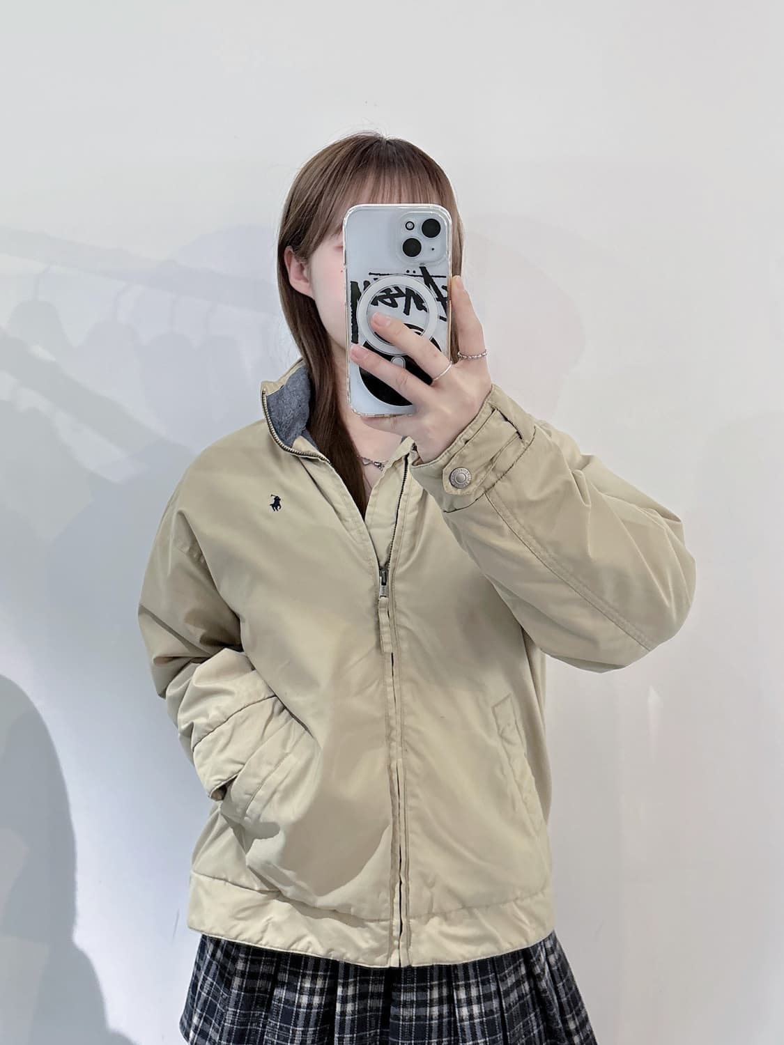 폴로랄프로렌 90‘s 베이지 폴리쉘 자켓 상품이미지1