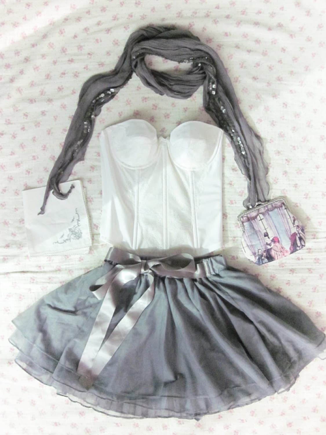 레이스 코케트 코르셋 상품이미지1