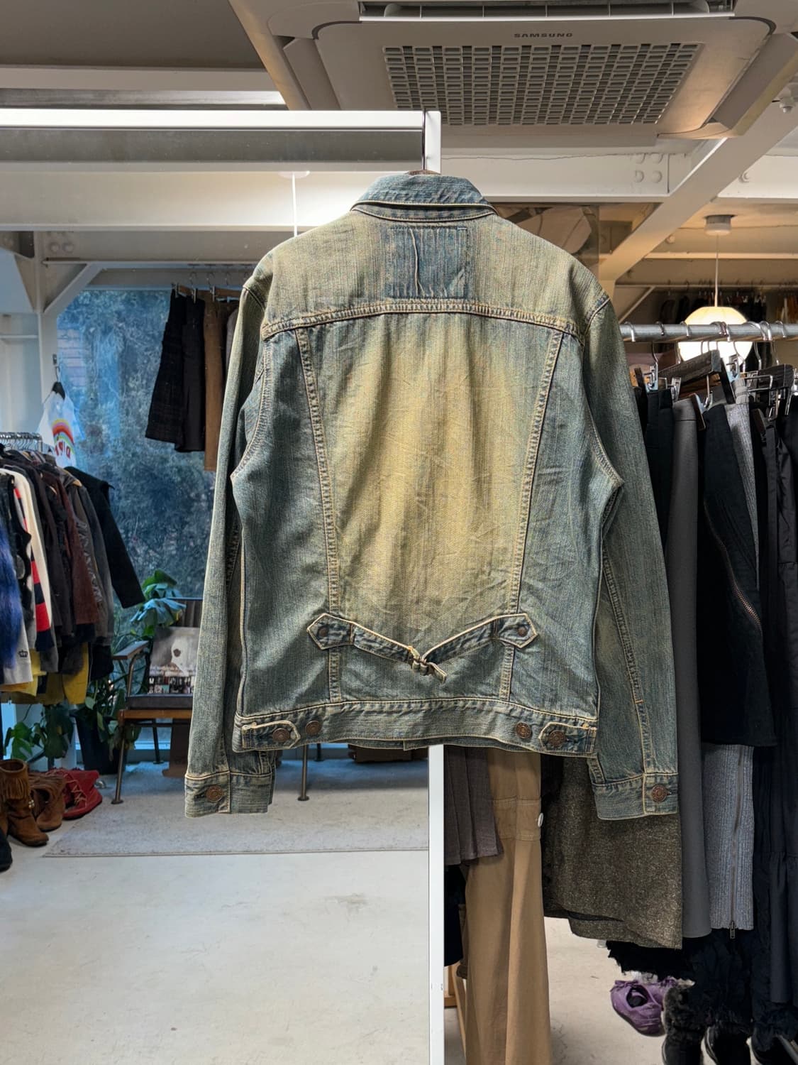 에드윈 신치백 데님 트러커 자켓 상품이미지5