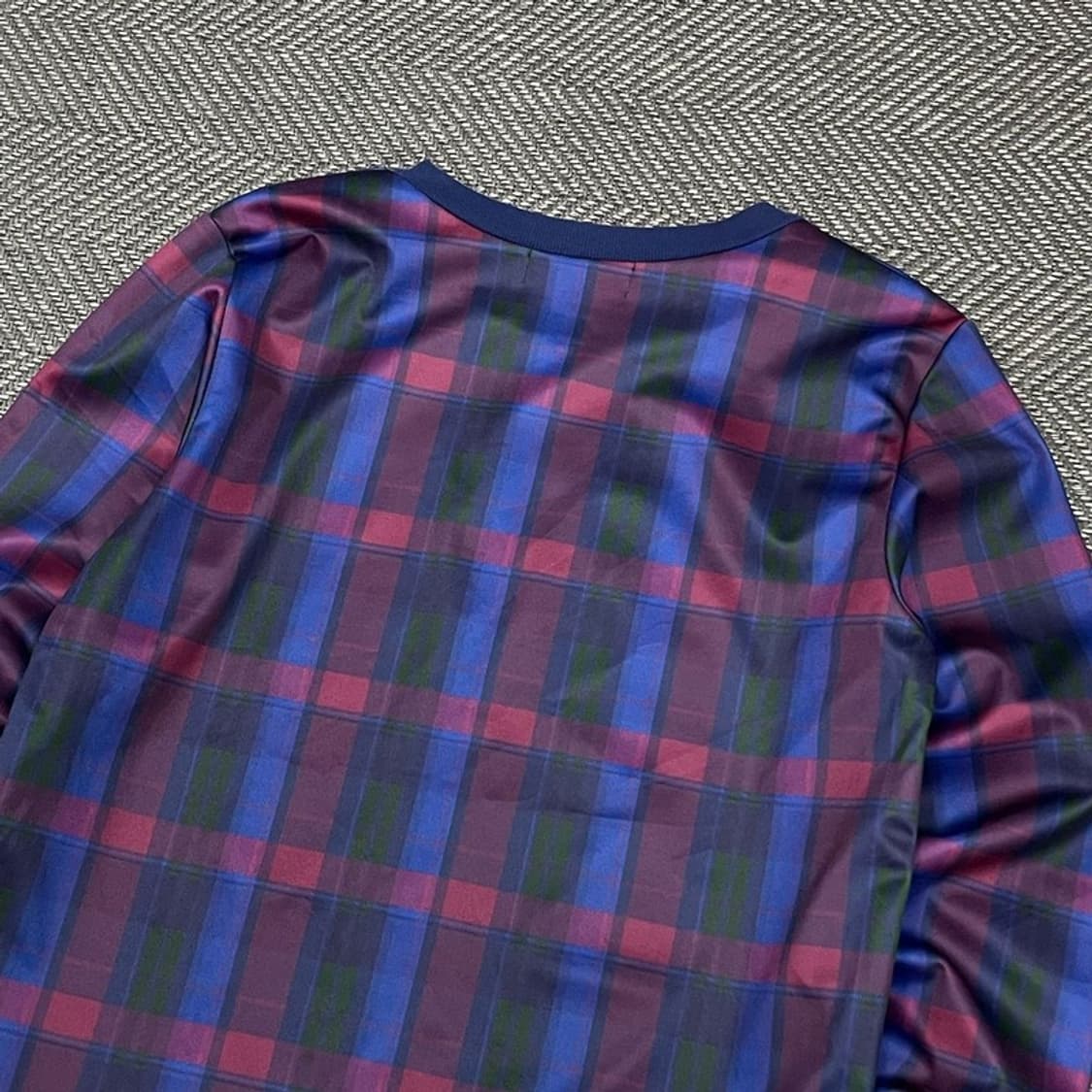 SLY 체크 패턴 맨투맨 v0226 상품이미지4