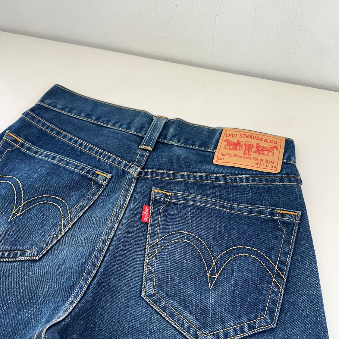 31 리바이스 타입1 진청 아이코닉 스트레이트 버튼플라이 데님팬츠 상품이미지1