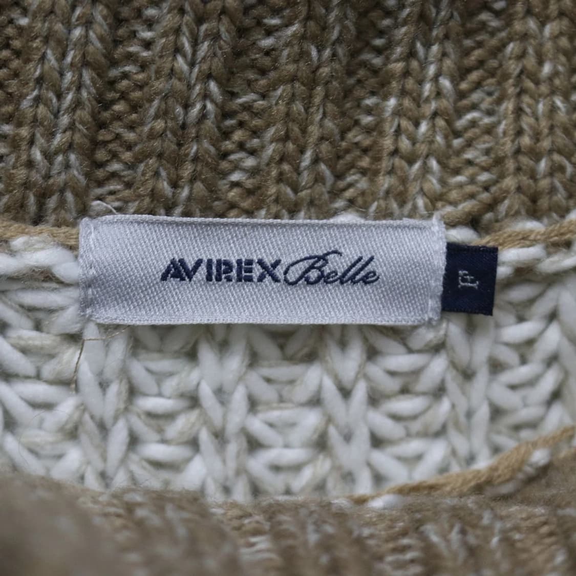 아비렉스 사이드 넥 지퍼 울 혼방 니트 60364 상품이미지9