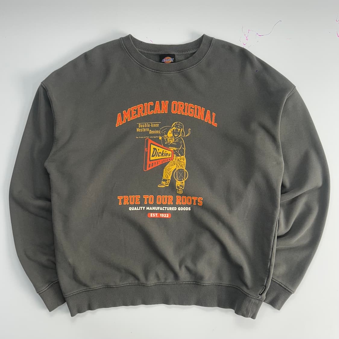 Dickies 디키즈 프린팅 차콜 맨투맨 상품이미지3