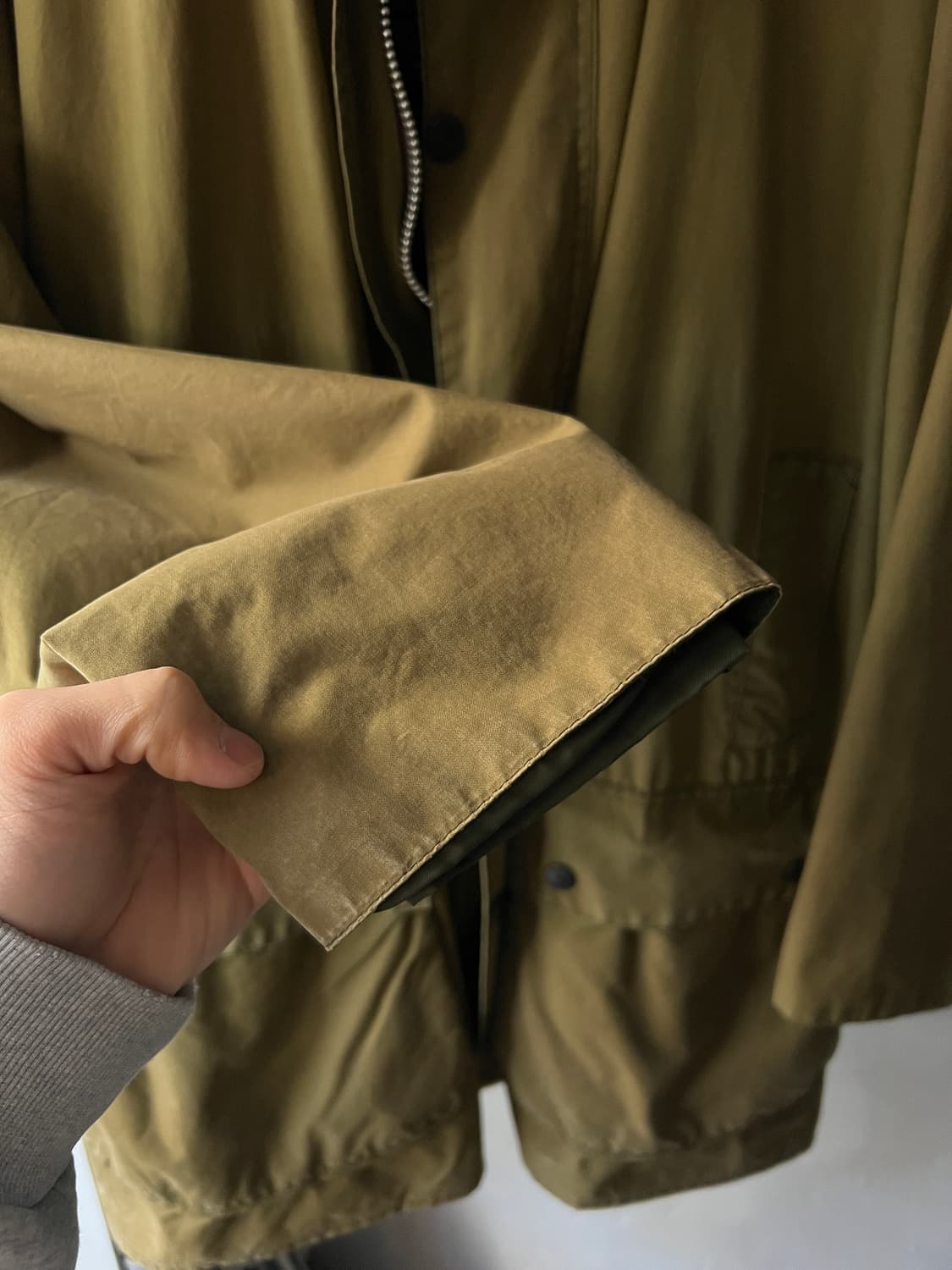 [XL]Barbour 바버 BORDER 보더 왁스 페이드 코튼 헌팅 자켓 상품이미지7