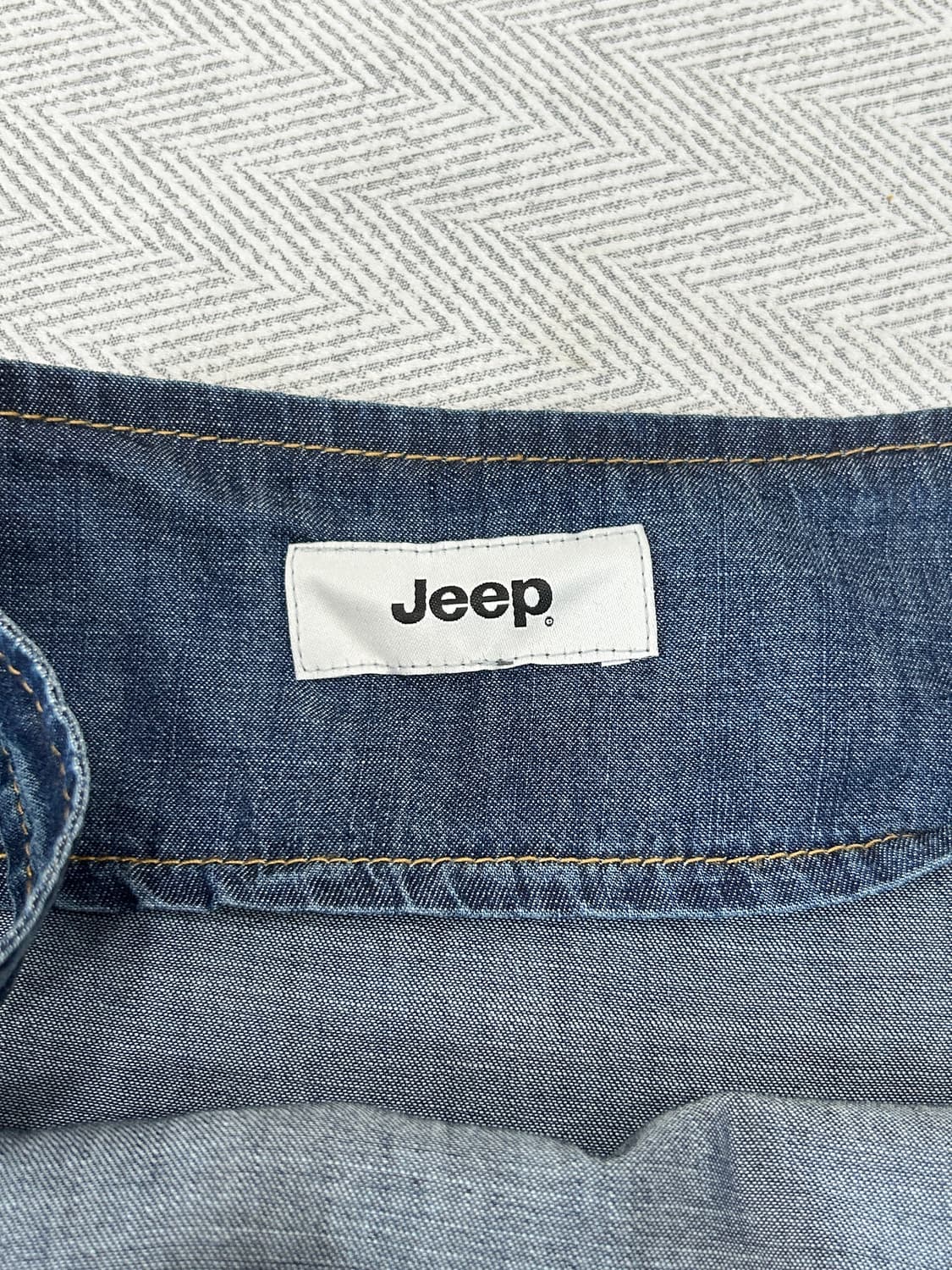 새상품 Jeep 지프 데님 오버롤 롱 원피스 멜빵 상품이미지8