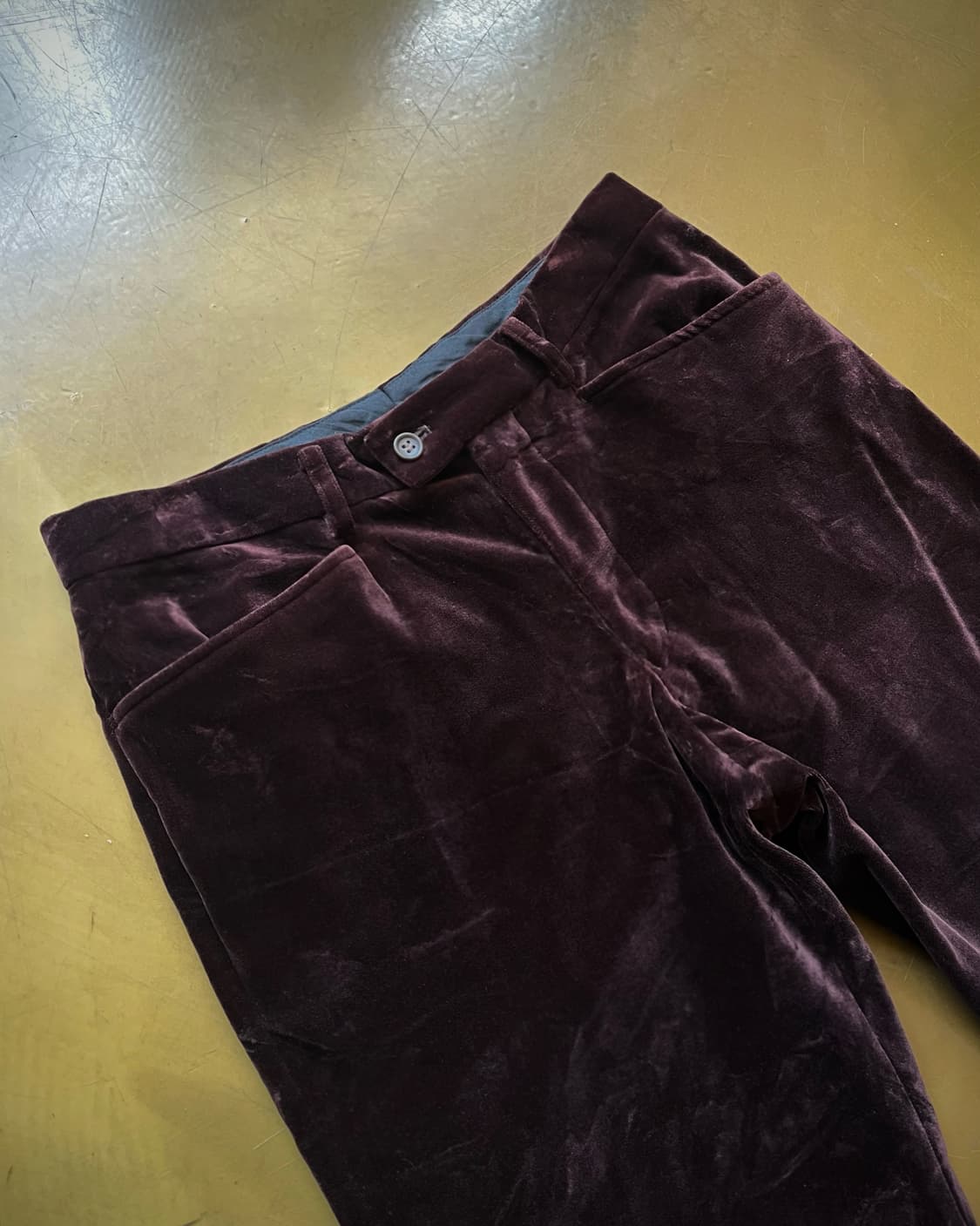 Paul Smith Brown Velour Old Trouser 상품이미지4