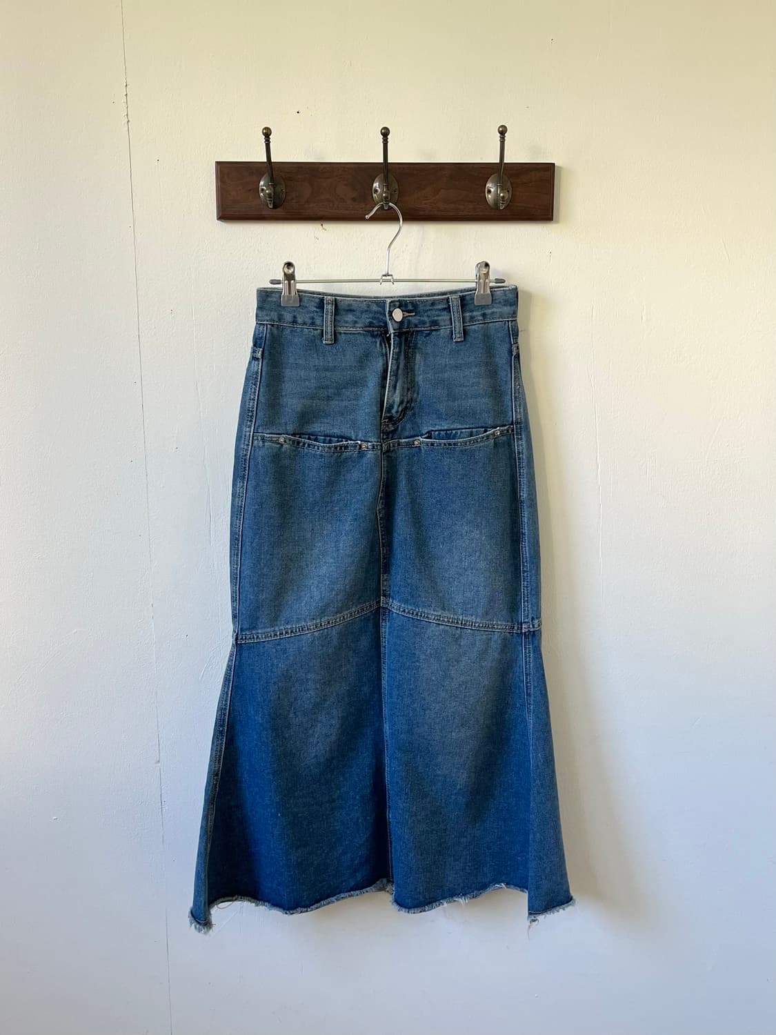 lips 투 포켓 데님 스커트 상품이미지1