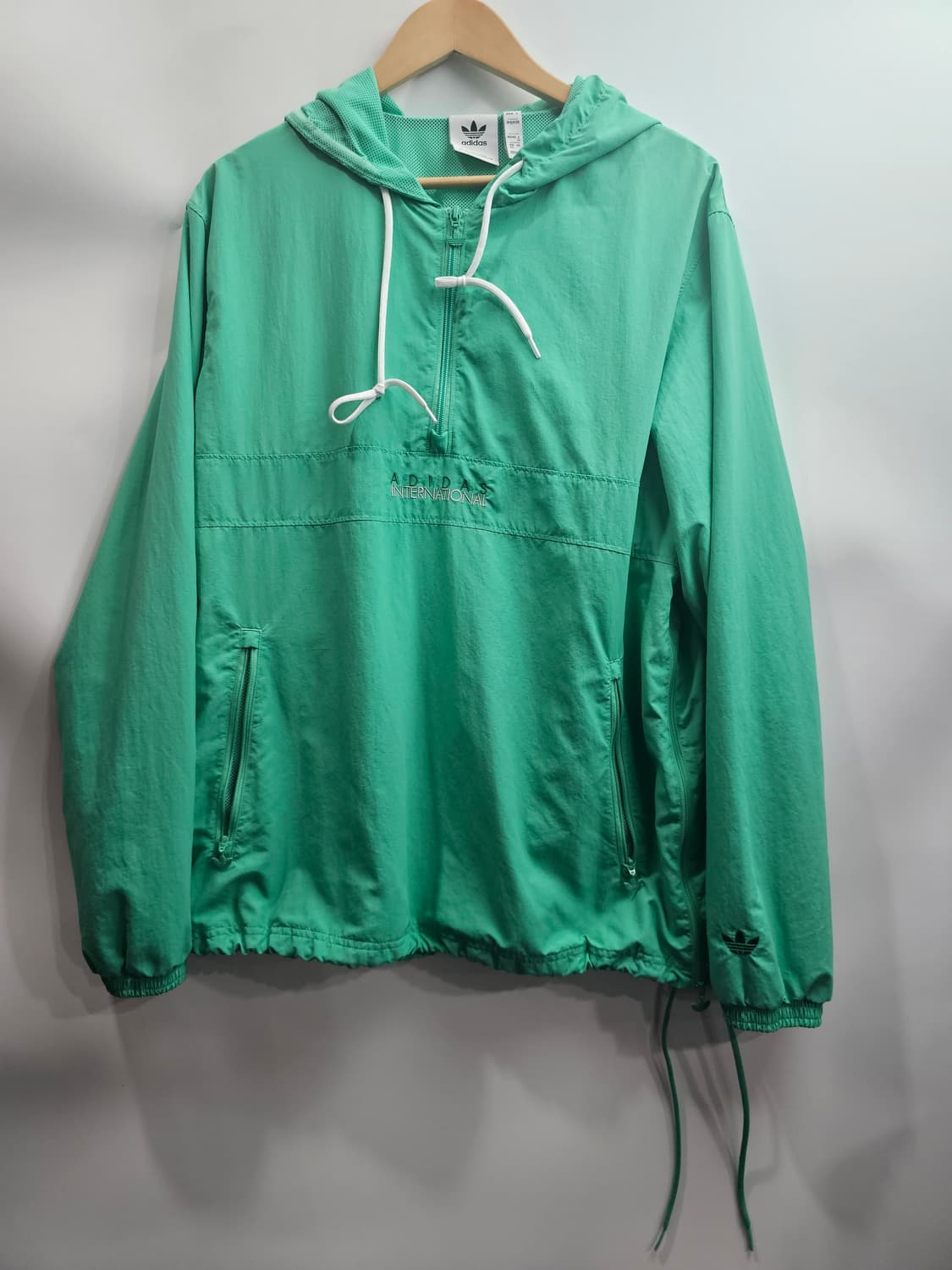 (2XL) 아디다스 스포츠 클럽 바람막이 그린 상품이미지2