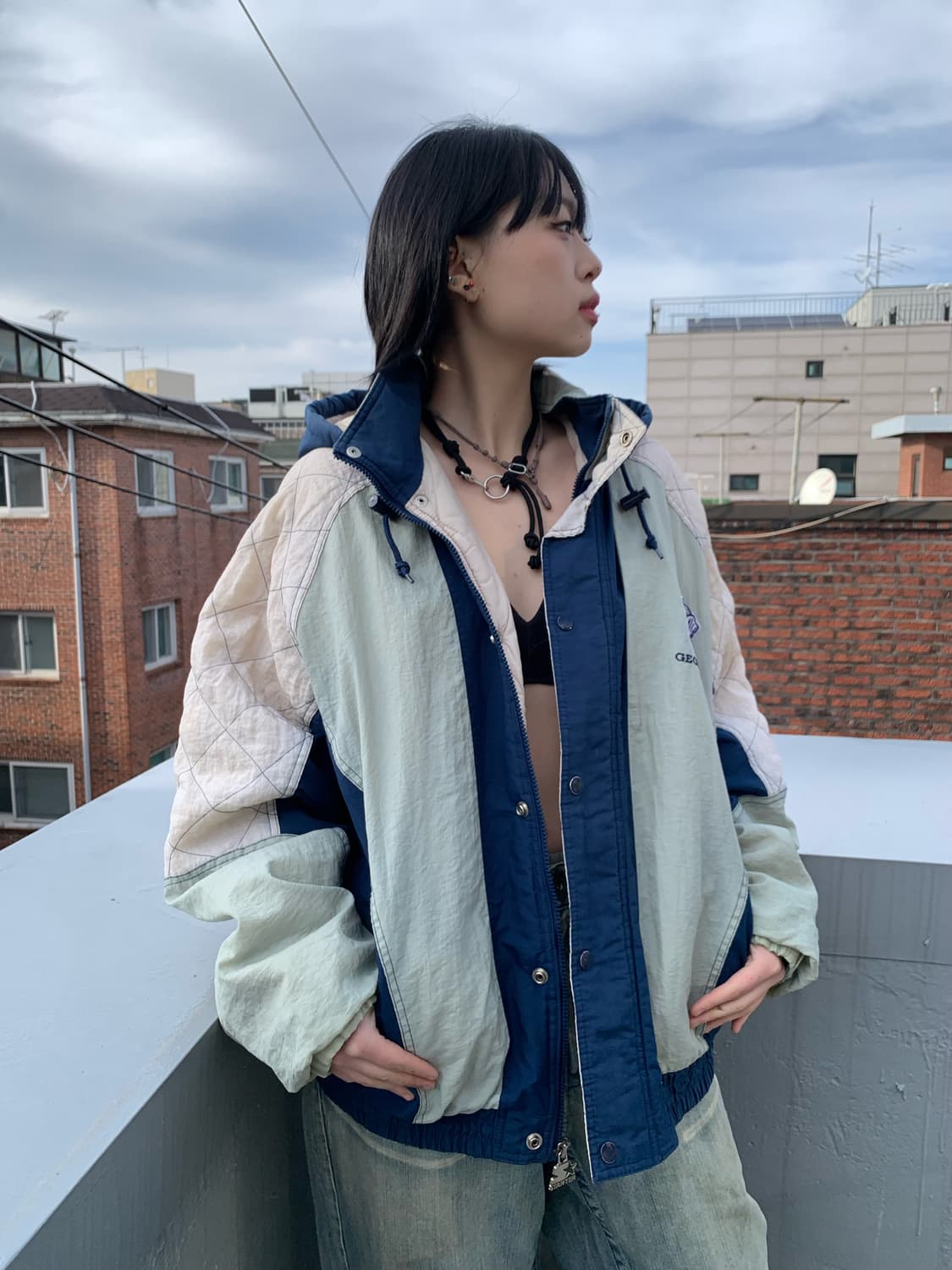 90s 스타터 NFL 조지타운 점퍼 상품이미지4