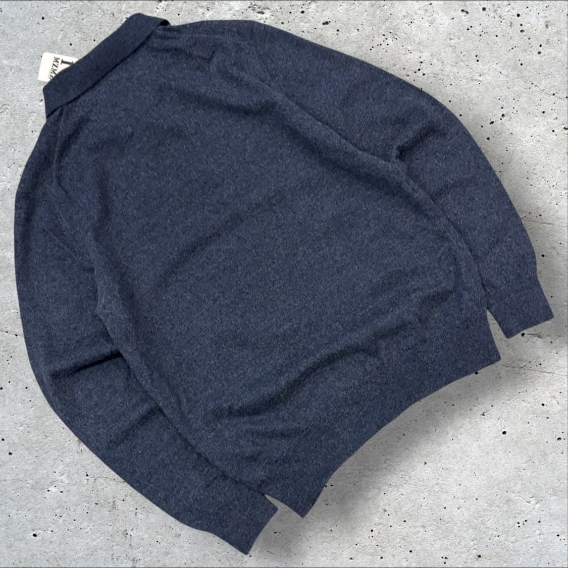 [M] 브룩스브라더스 네이비 울 폴로 니트 스웨터 D430 상품이미지2