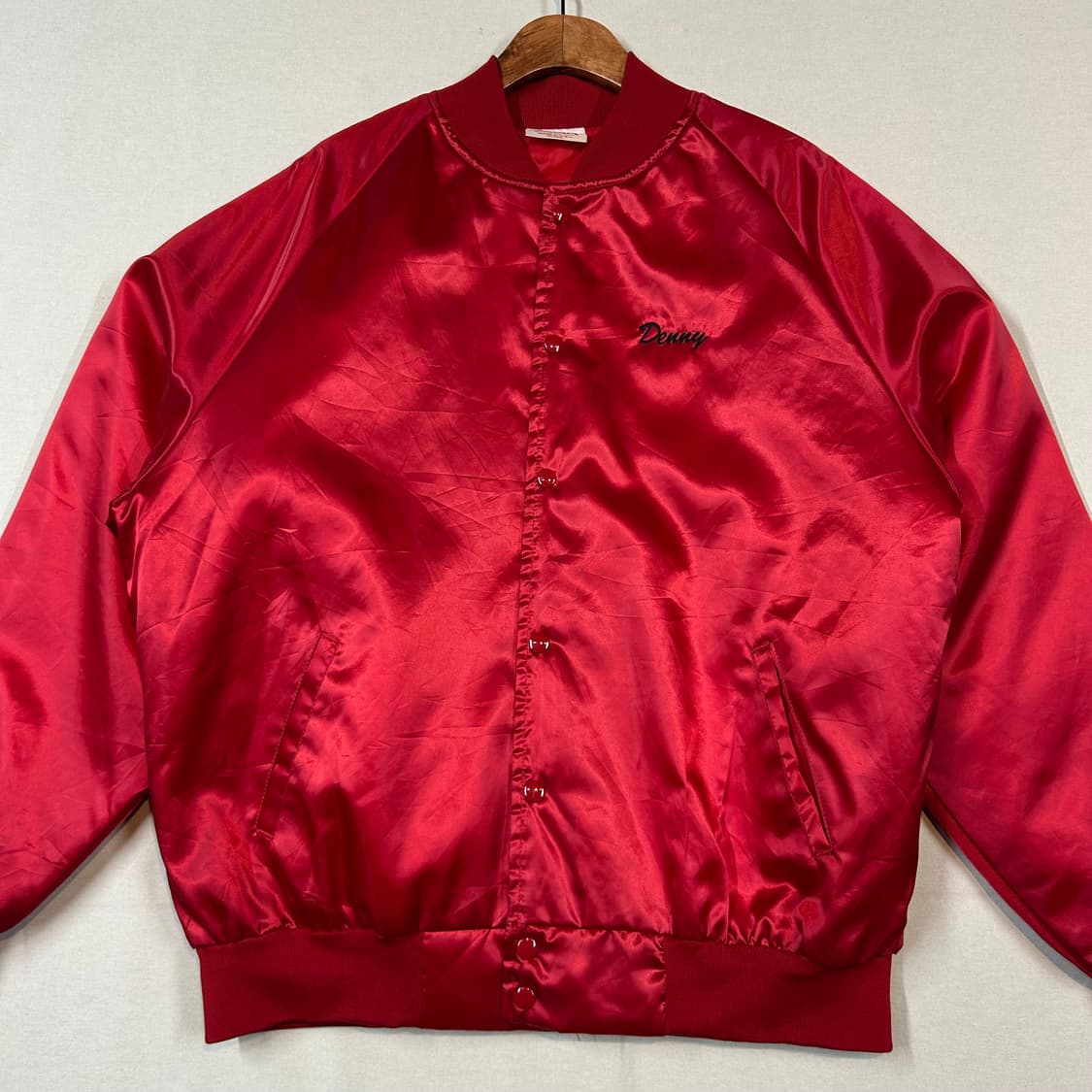 XL) USA 빈티지 Satins 오하이오 커스텀 사틴 자켓 상품이미지2