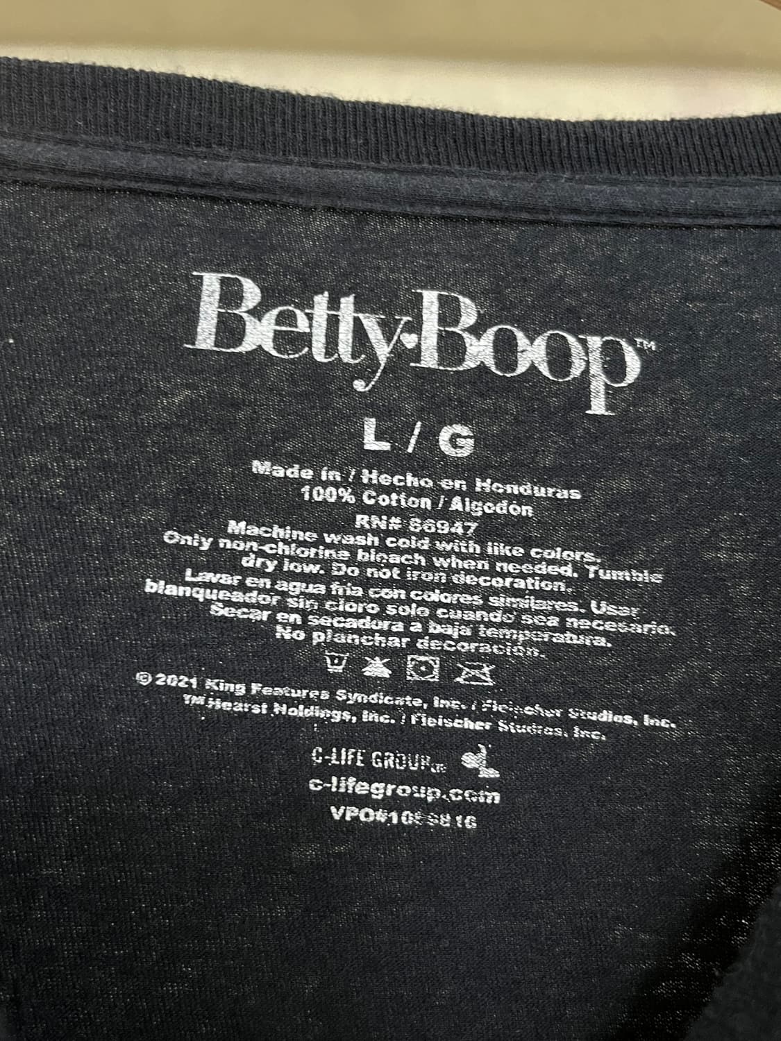 BETTY BOOP LONG SLEEVE 상품이미지6