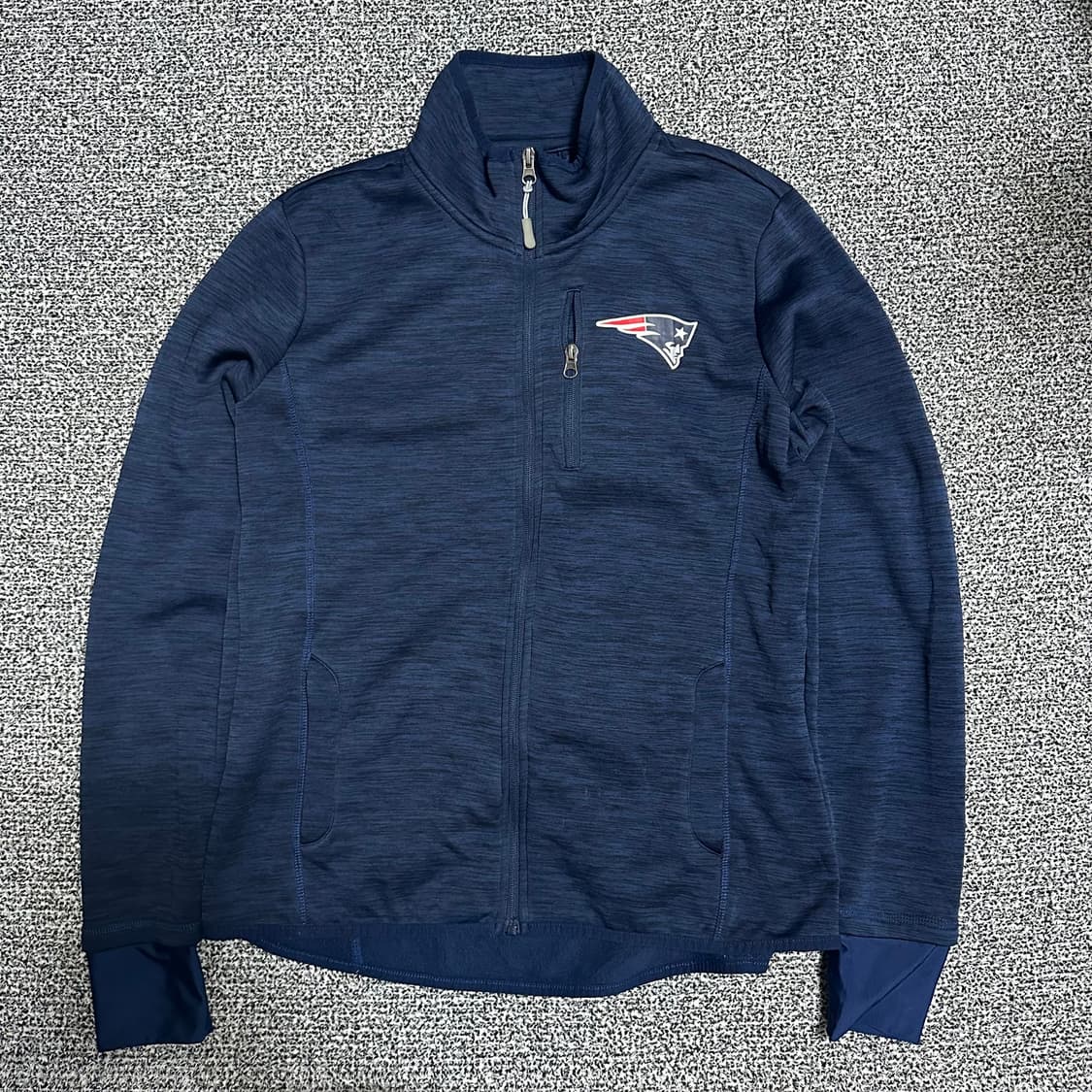 (XL) NFL 뉴잉글랜드 패트리어츠 네이비 풀집업 자켓 상품이미지1