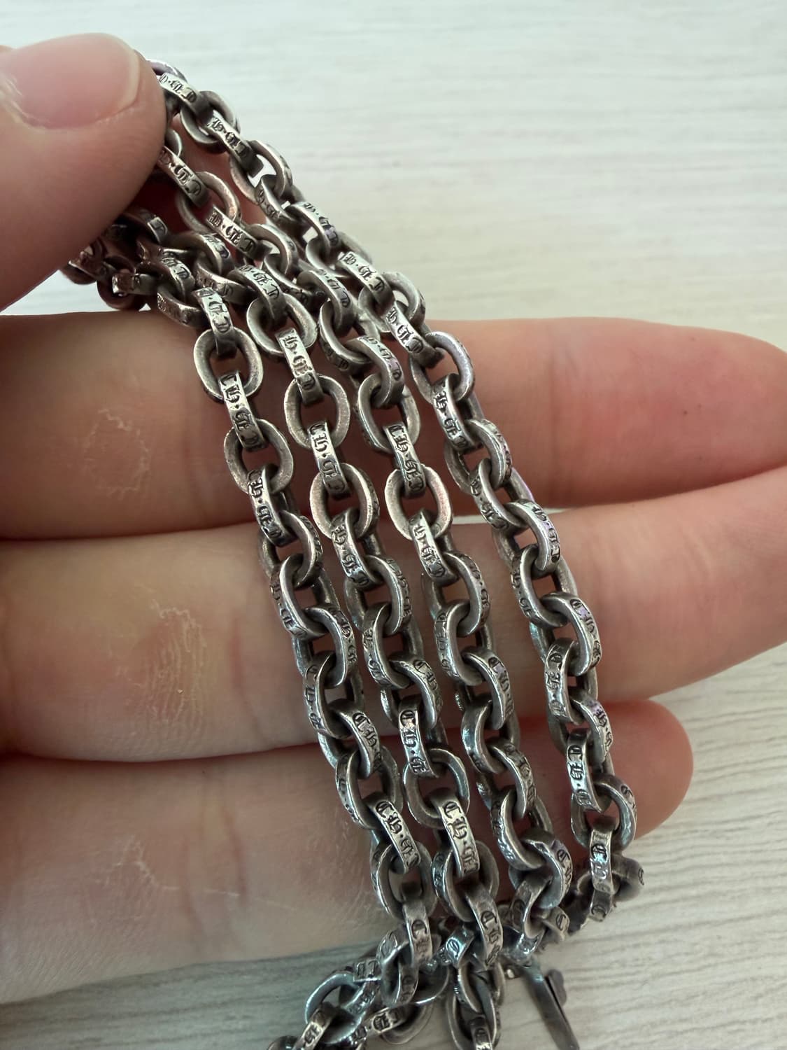 [24인치] 크롬하츠 페이퍼체인 목걸이 상품이미지6