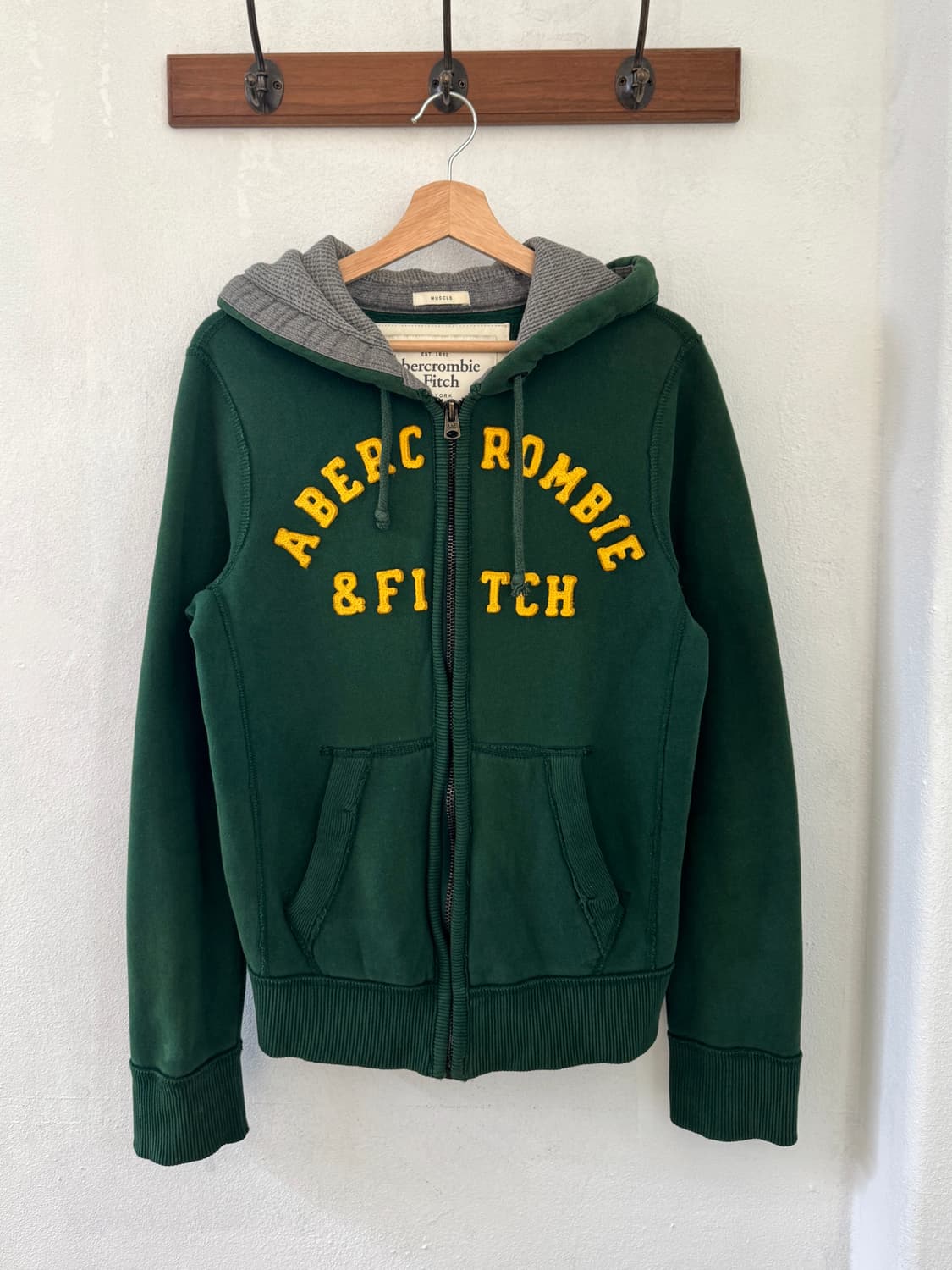 아베크롬비 딥그린 후드집업 상품이미지2