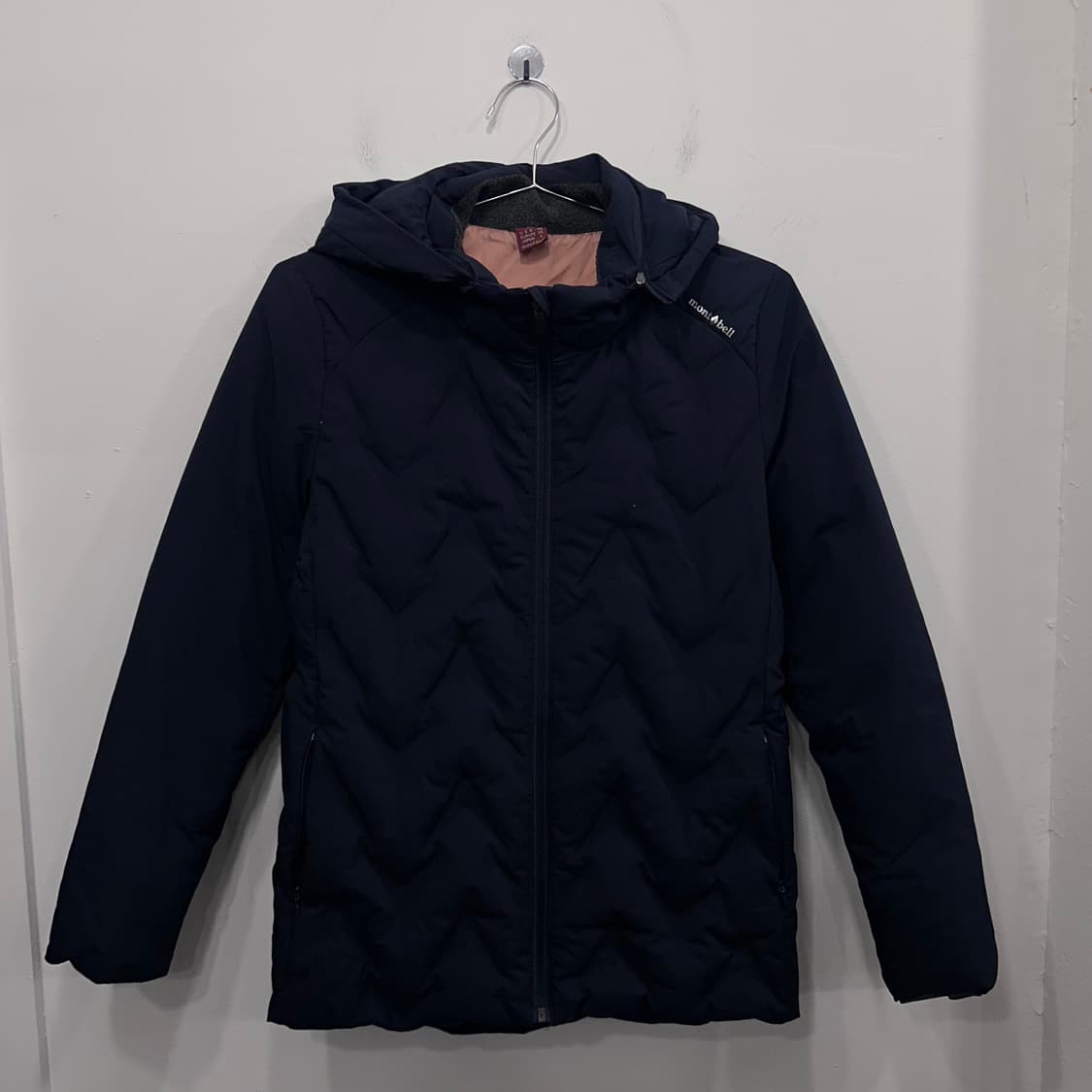 몽벨 구스다운 후드탈착 퀼티드 패딩 자켓 상품이미지2