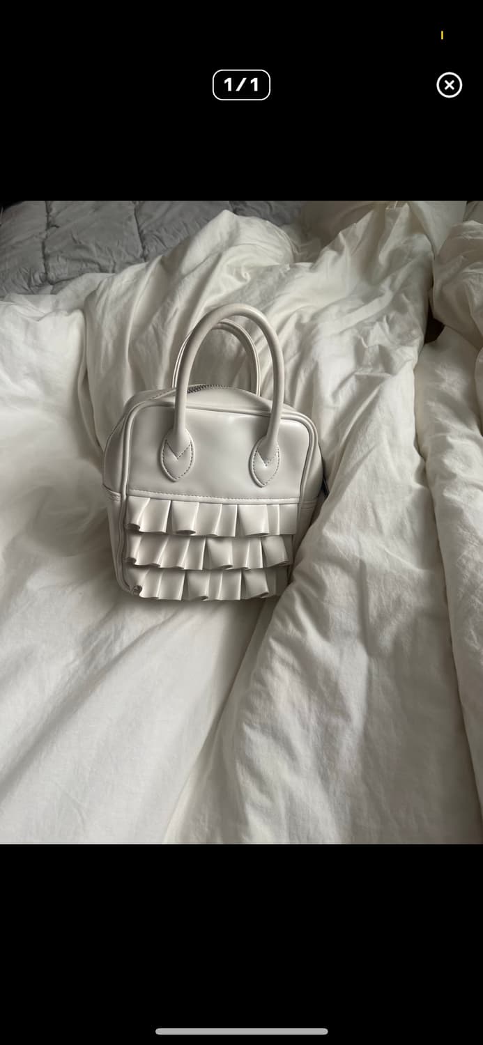 꼼데가르송 걸 프릴백 화이트  상품이미지3