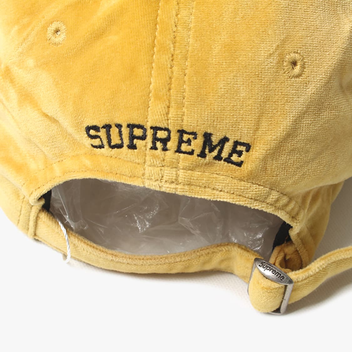  SUPREME "Yellow Velvet Cap" 상품이미지4